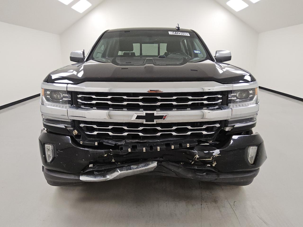 2018 Chevrolet Silverado C1500 Ltz Black vin: 3GCPCSEC1JG238330 Damage: Front Bumper Cover Lower, Broken, Replacement Required