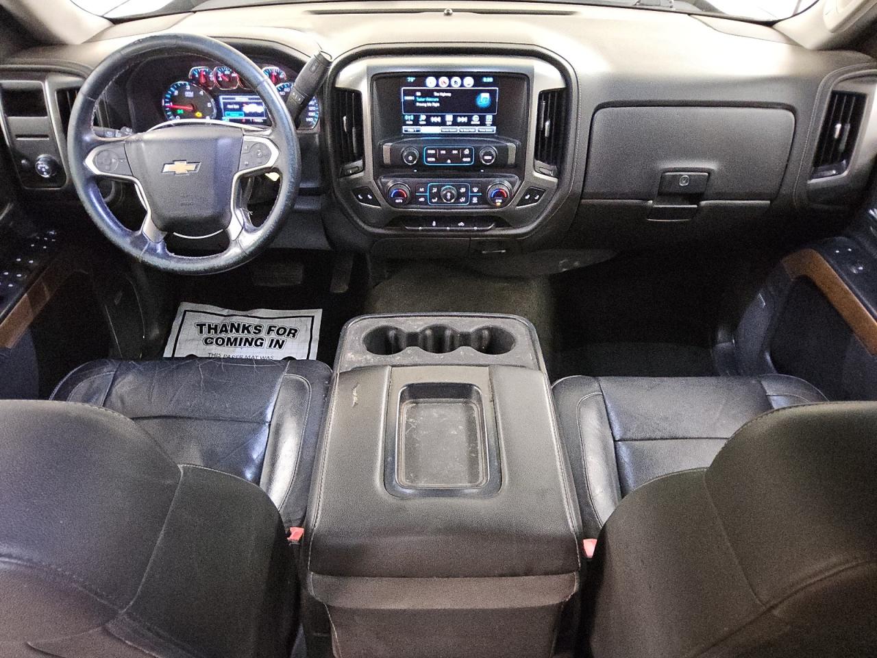 2018 Chevrolet Silverado C1500 Ltz Black vin: 3GCPCSEC1JG238330 Damage: Front Center Armrest, Torn, 1 To 2 Inches