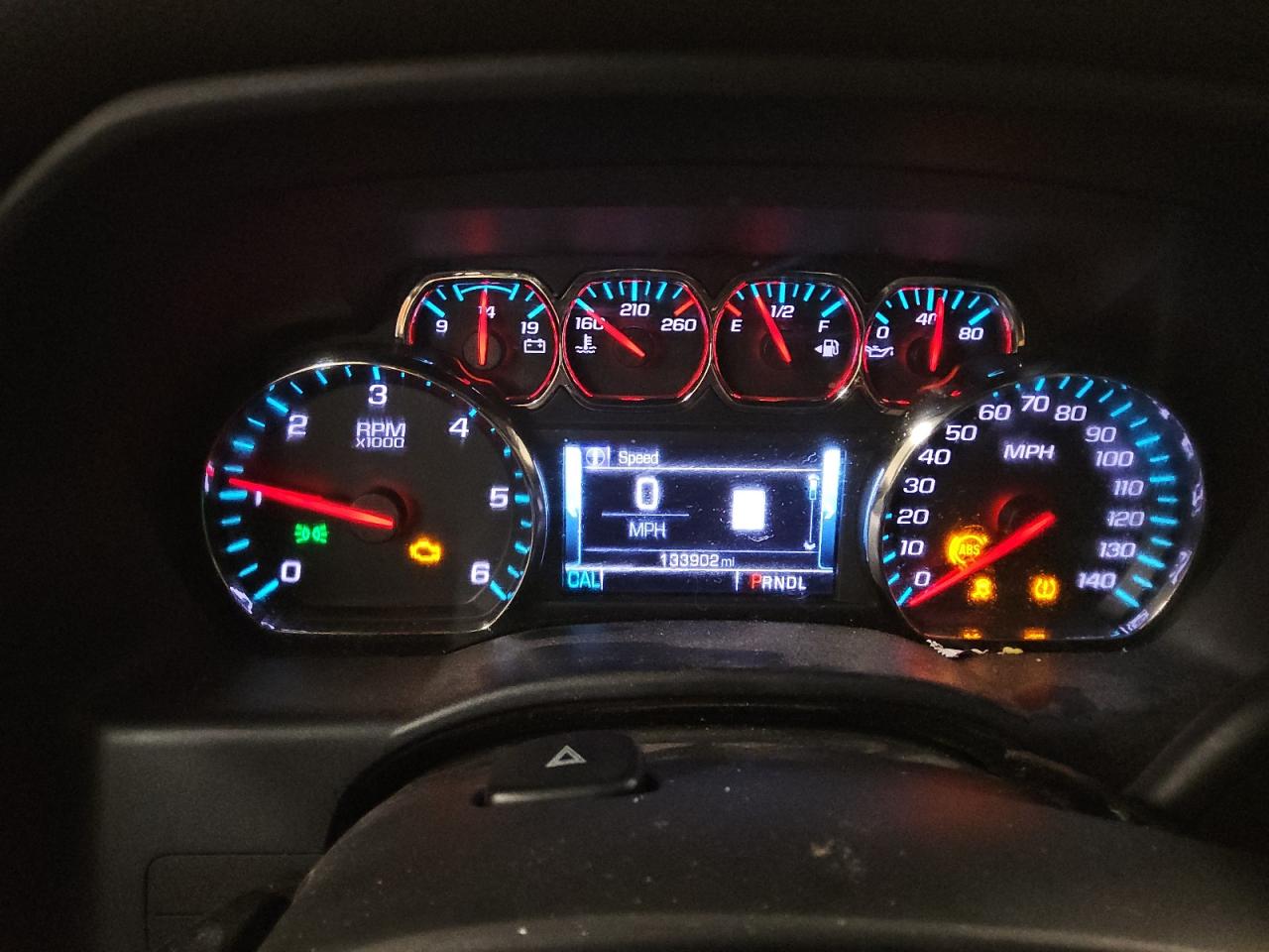 2018 Chevrolet Silverado C1500 Ltz Black vin: 3GCPCSEC1JG238330 Damage: Warning Light - Engine, On, Unacceptable