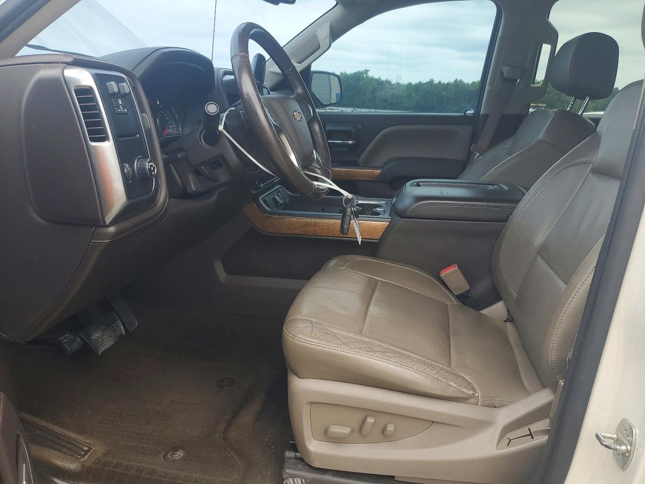2015 Chevrolet Silverado C1500 Ltz White vin: 3GCPCSEC2FG195219