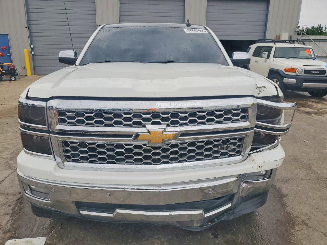 2015 Chevrolet Silverado C1500 Ltz White vin: 3GCPCSEC2FG195219