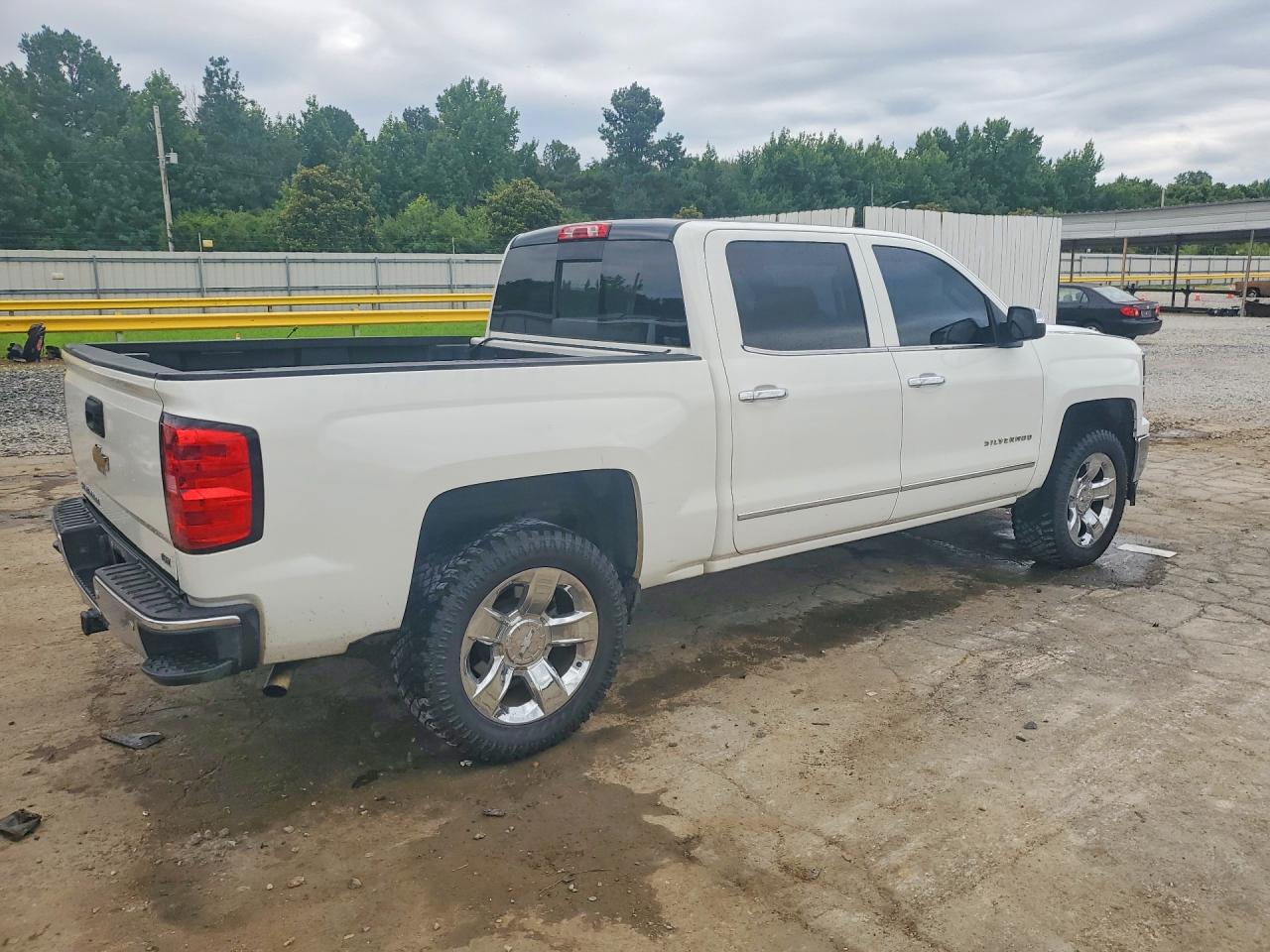 2015 Chevrolet Silverado C1500 Ltz White vin: 3GCPCSEC2FG195219