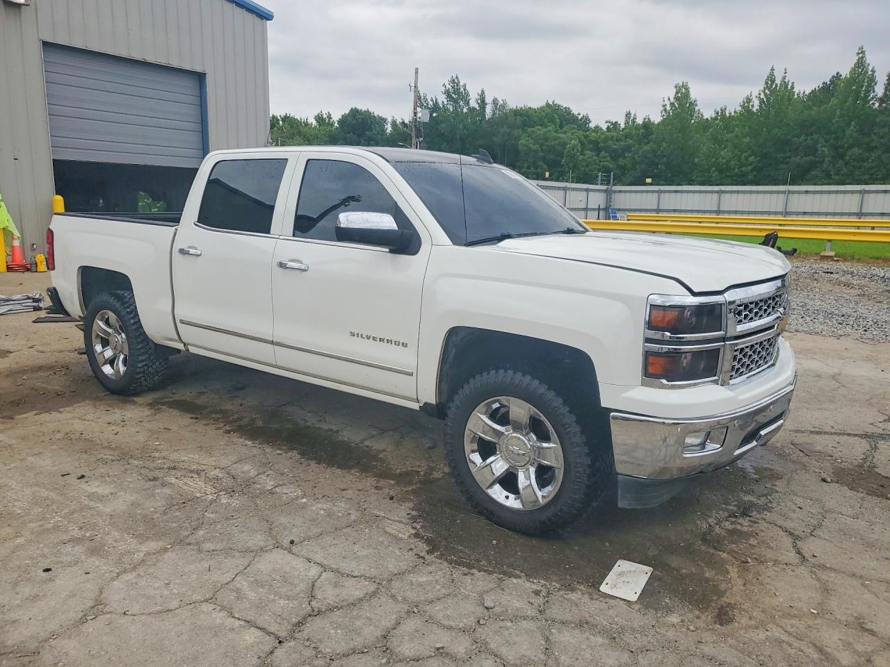 2015 Chevrolet Silverado C1500 Ltz White vin: 3GCPCSEC2FG195219