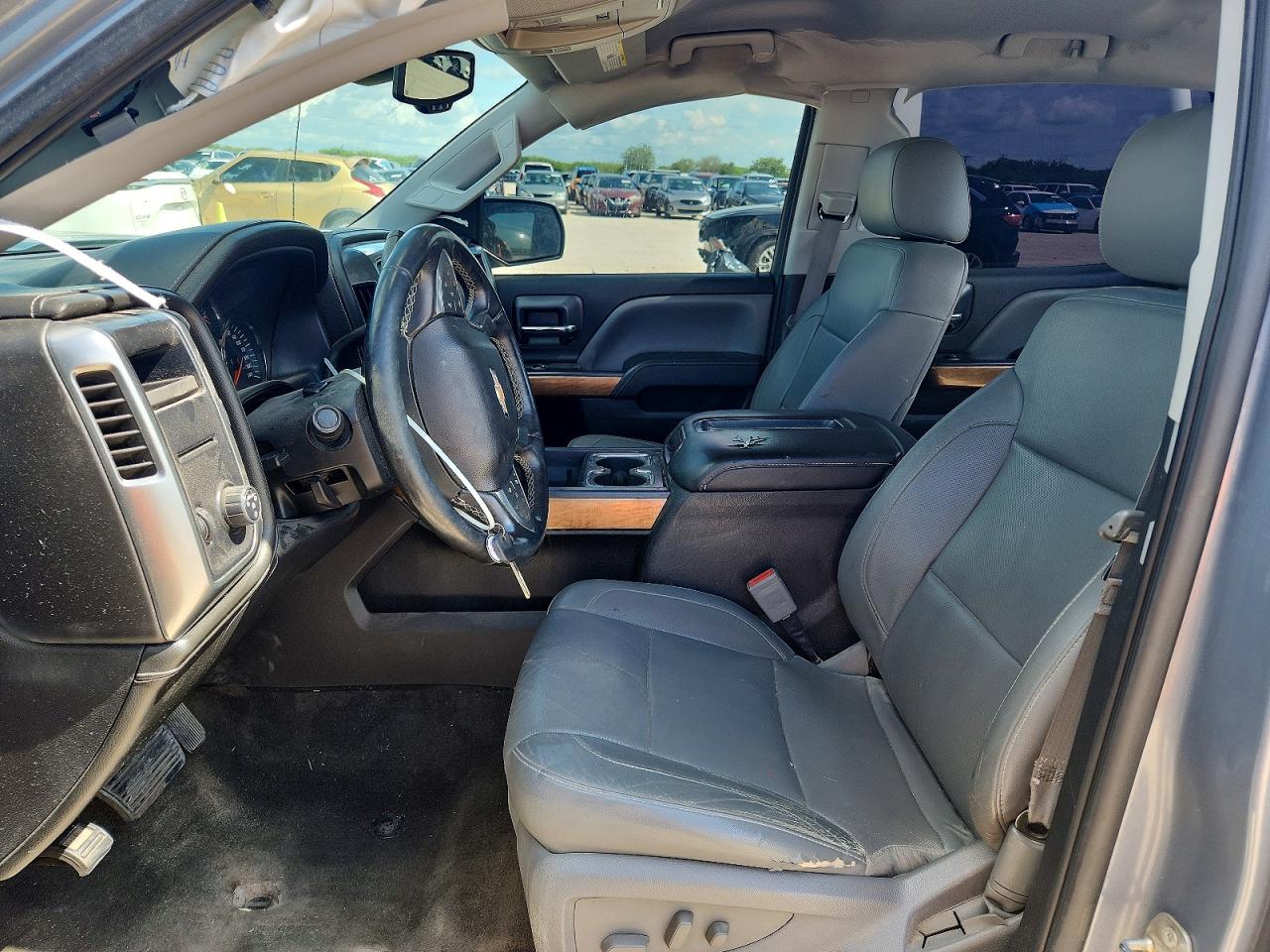 2015 Chevrolet Silverado C1500 Ltz Gray vin: 3GCPCSEC2FG467977