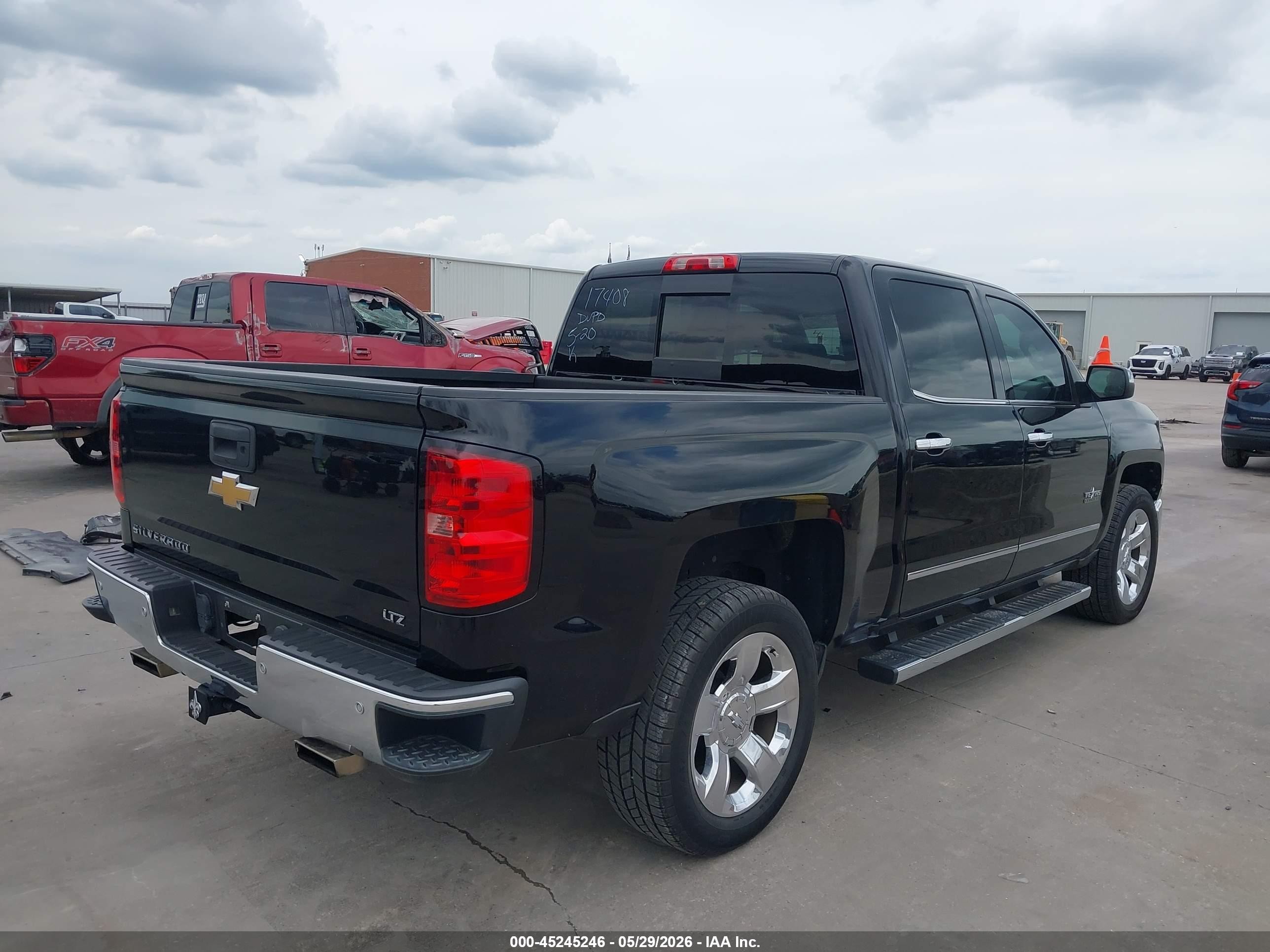 2015 Chevrolet Silverado 1500 1lz Black vin: 3GCPCSEC3FG119363