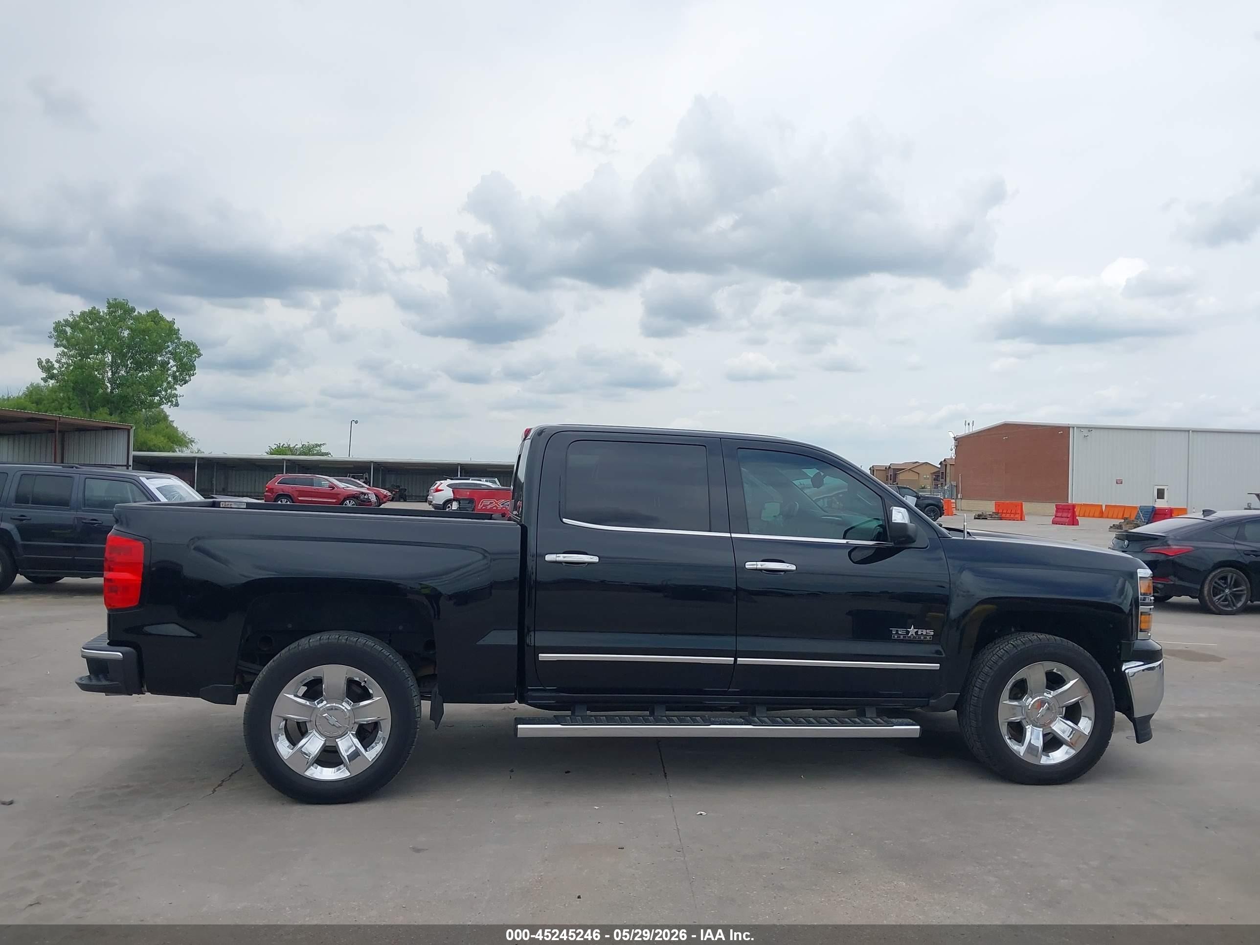 2015 Chevrolet Silverado 1500 1lz Black vin: 3GCPCSEC3FG119363