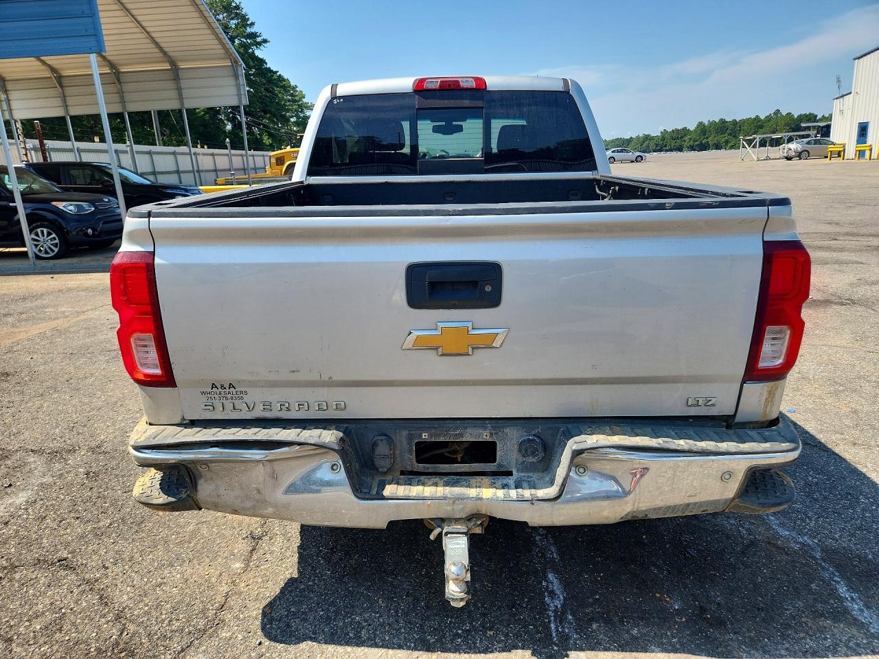 2016 Chevrolet Silverado C1500 Ltz Silver vin: 3GCPCSEC3GG135760