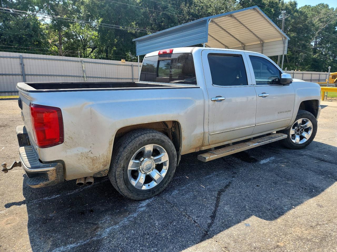 2016 Chevrolet Silverado C1500 Ltz Silver vin: 3GCPCSEC3GG135760