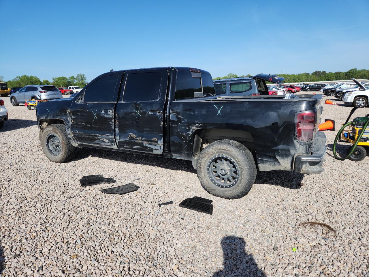 2015 Chevrolet Silverado C1500 Ltz Black vin: 3GCPCSEC4FG241777