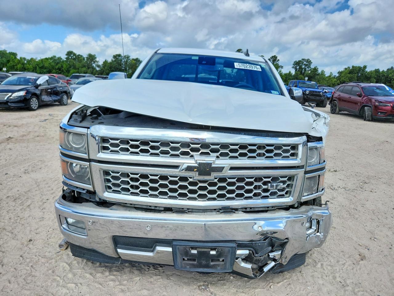 2015 Chevrolet Silverado C1500 Ltz Белый vin: 3GCPCSEC4FG513034