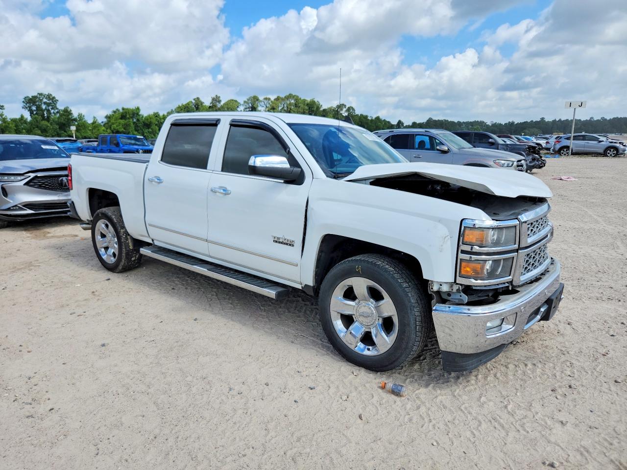 2015 Chevrolet Silverado C1500 Ltz Белый vin: 3GCPCSEC4FG513034