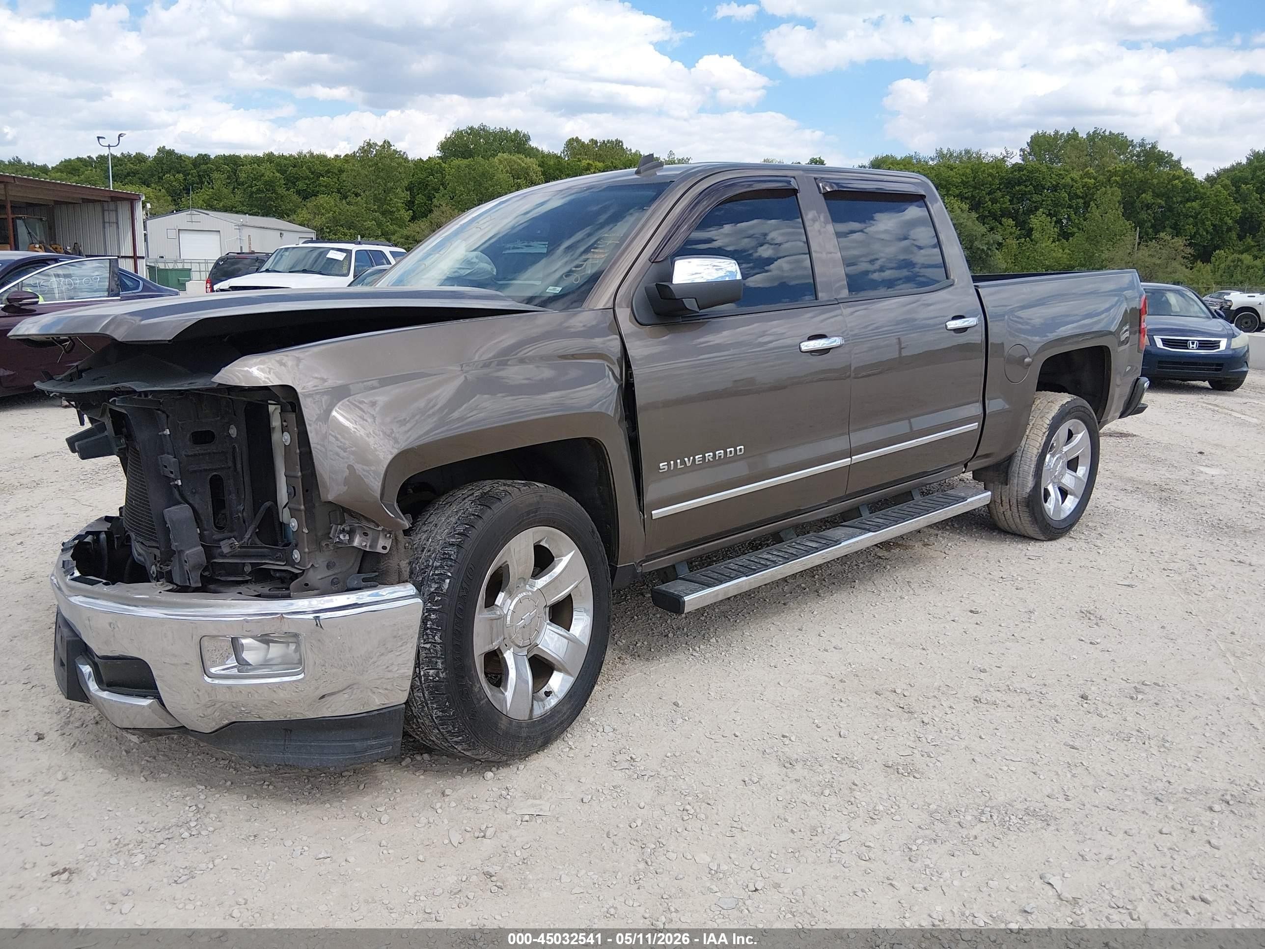 2014 Chevrolet Silverado 1500 1lz Серый vin: 3GCPCSEC5EG241141