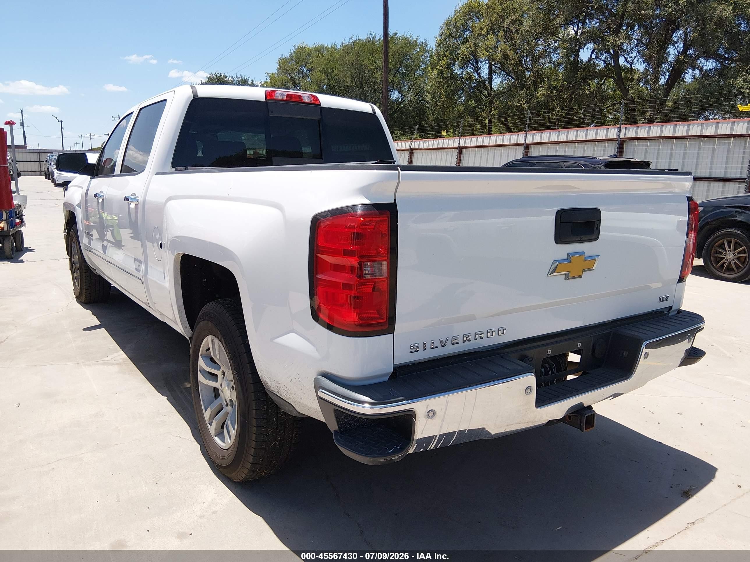 2014 Chevrolet Silverado 1500 Ltz Белый vin: 3GCPCSEC5EG419856