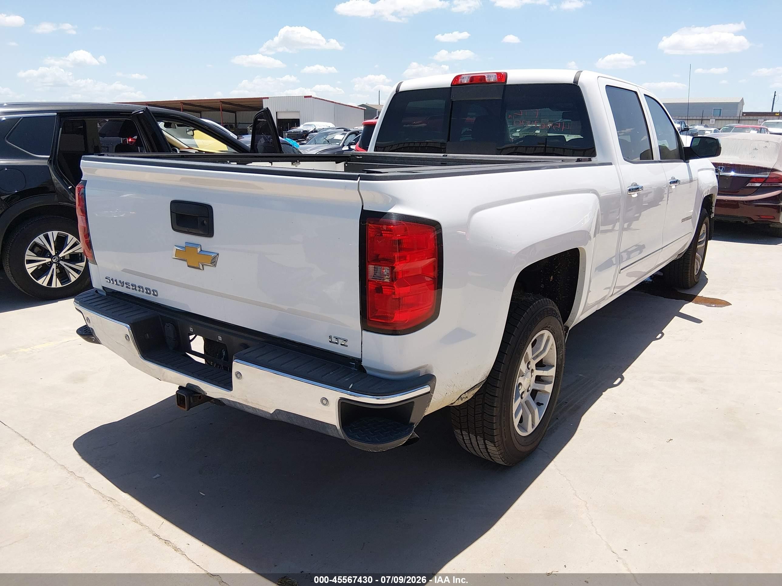 2014 Chevrolet Silverado 1500 Ltz Белый vin: 3GCPCSEC5EG419856