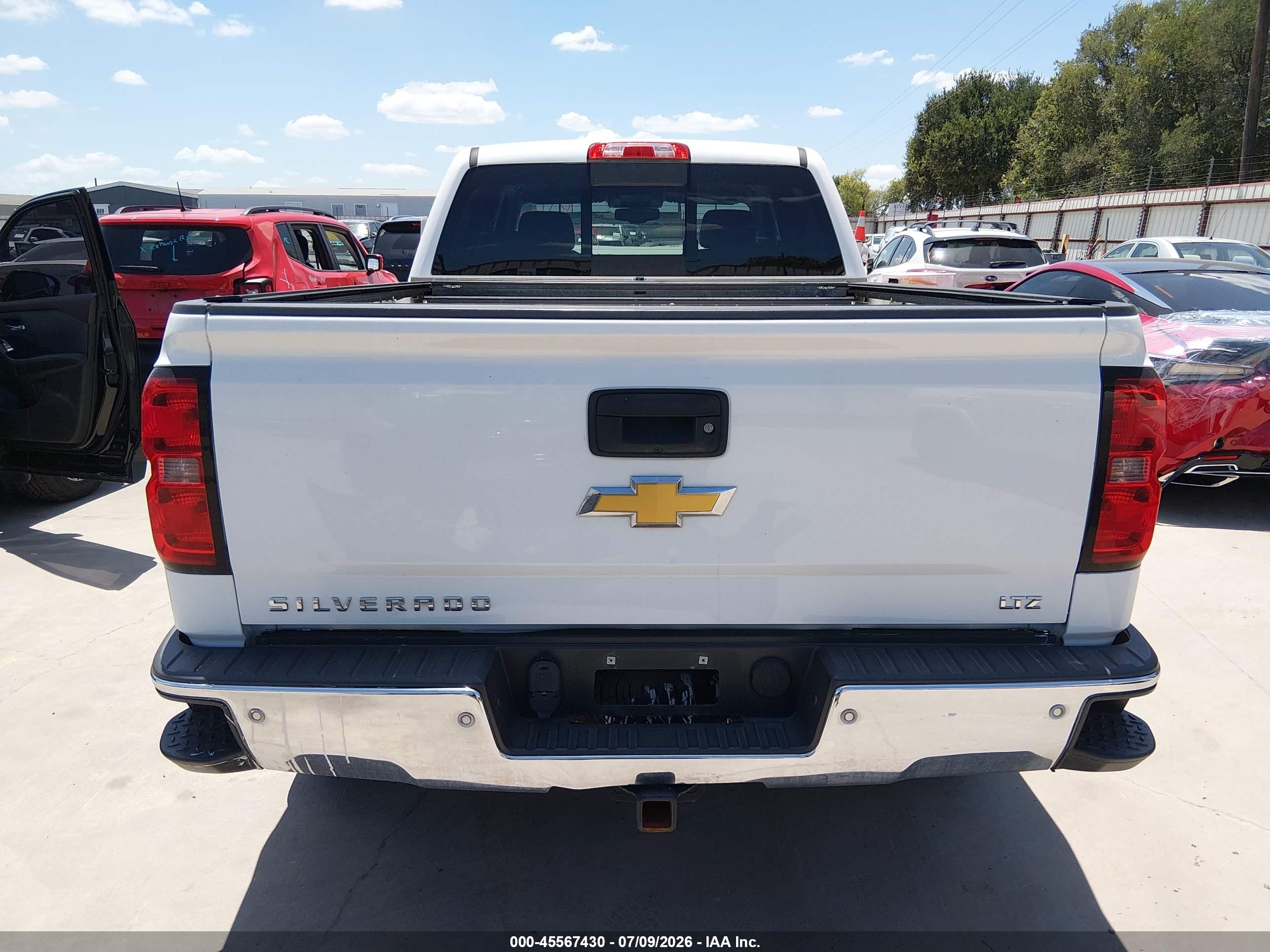 2014 Chevrolet Silverado 1500 Ltz Белый vin: 3GCPCSEC5EG419856