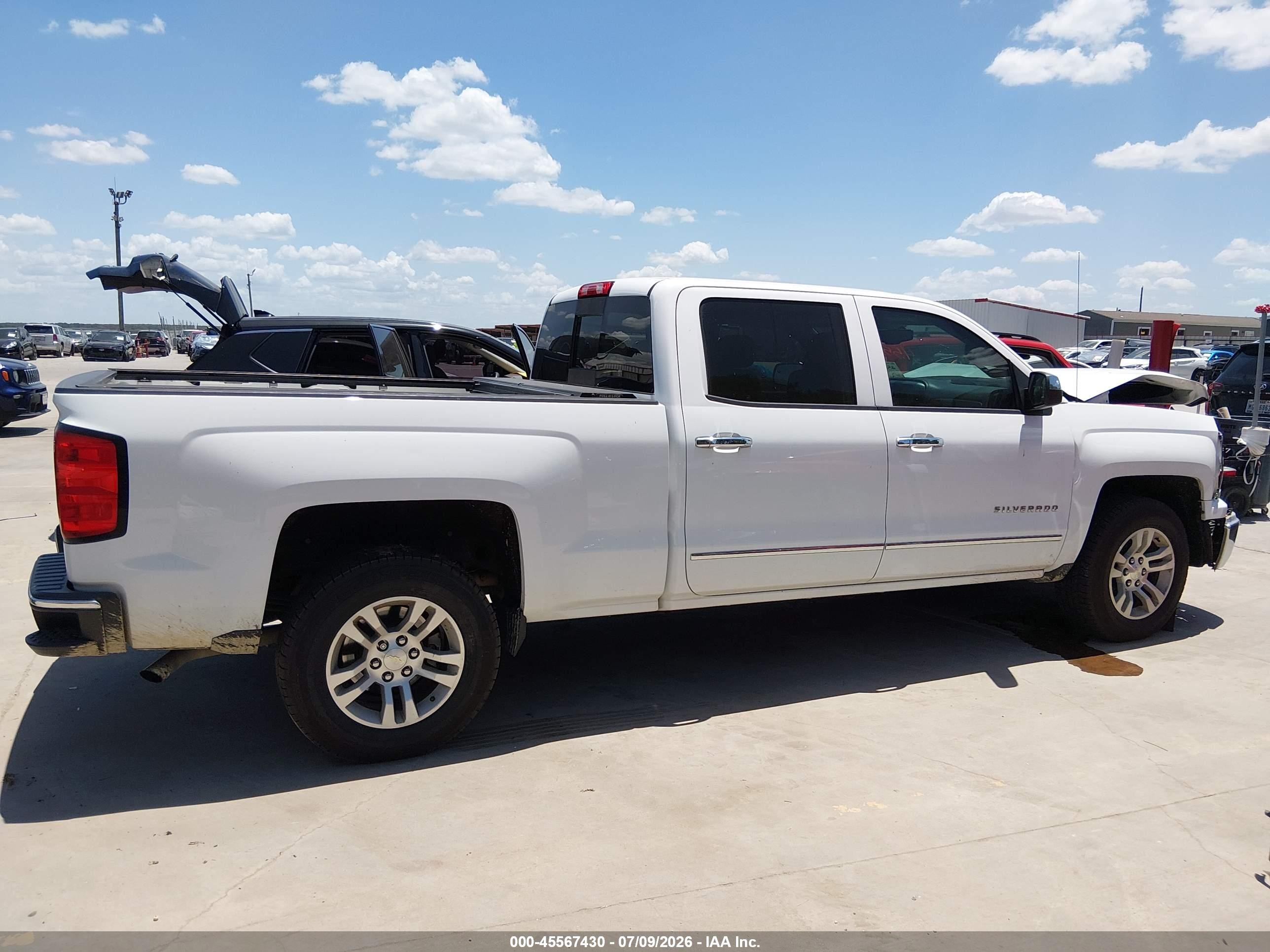 2014 Chevrolet Silverado 1500 Ltz Белый vin: 3GCPCSEC5EG419856