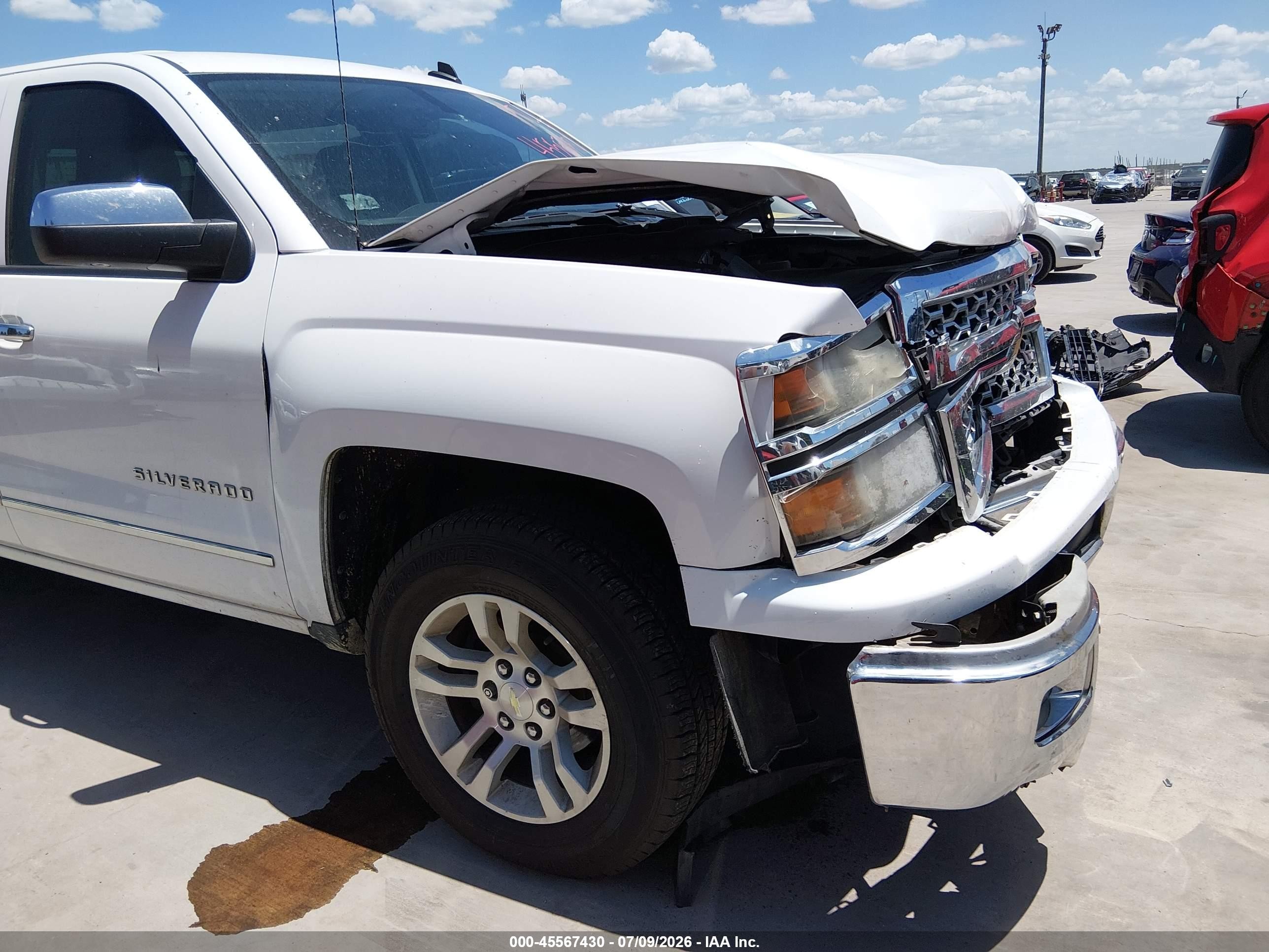 2014 Chevrolet Silverado 1500 Ltz Белый vin: 3GCPCSEC5EG419856