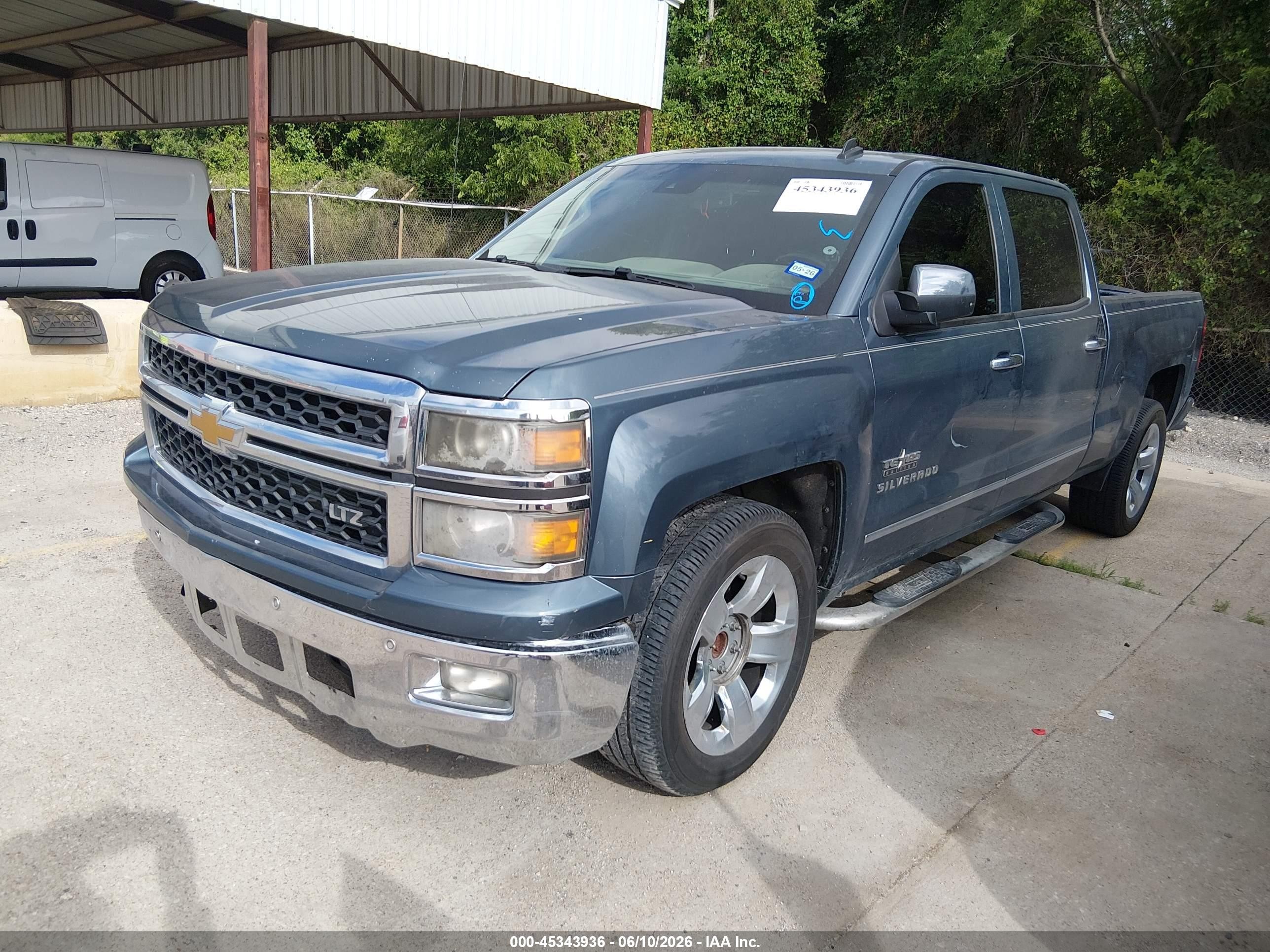 2014 Chevrolet Silverado 1500 Ltz Gray vin: 3GCPCSEC6EG106587