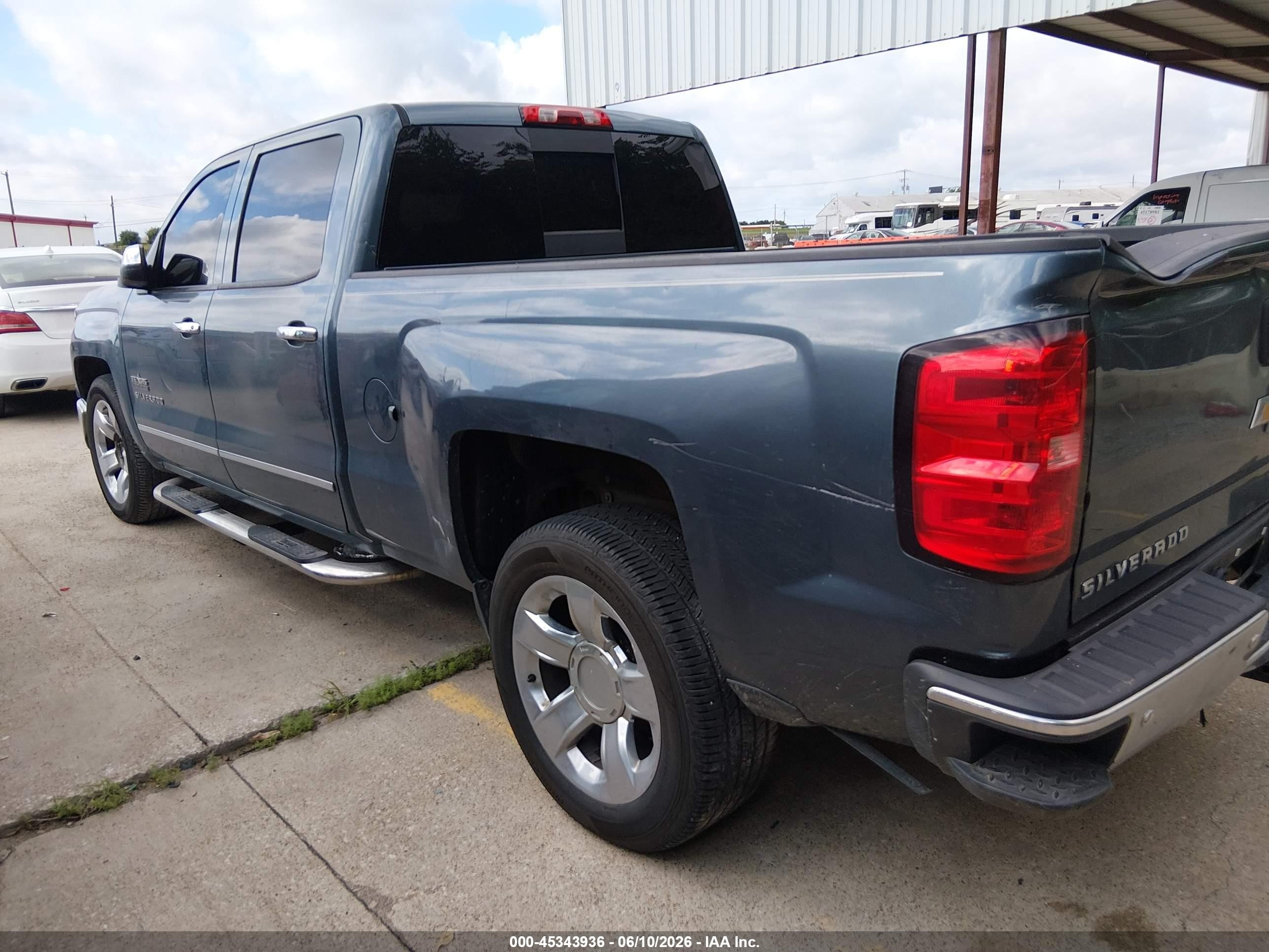 2014 Chevrolet Silverado 1500 Ltz Gray vin: 3GCPCSEC6EG106587