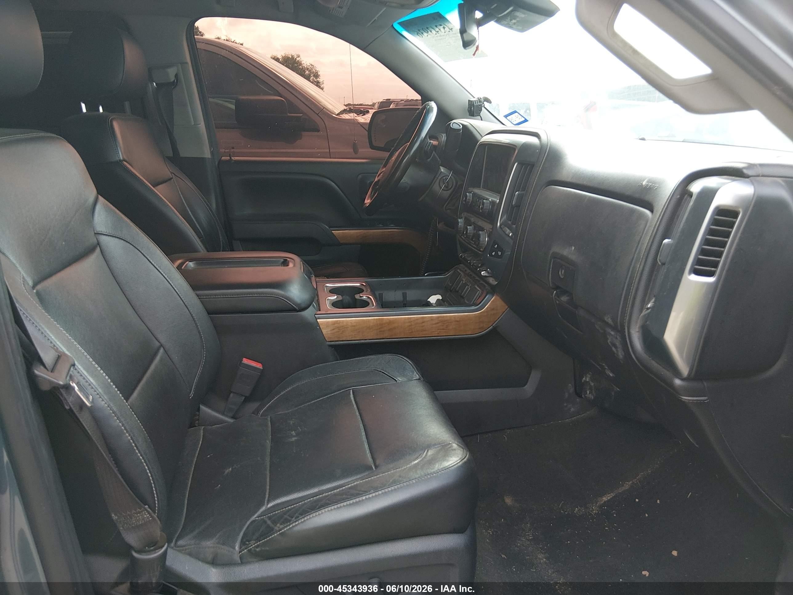 2014 Chevrolet Silverado 1500 Ltz Gray vin: 3GCPCSEC6EG106587