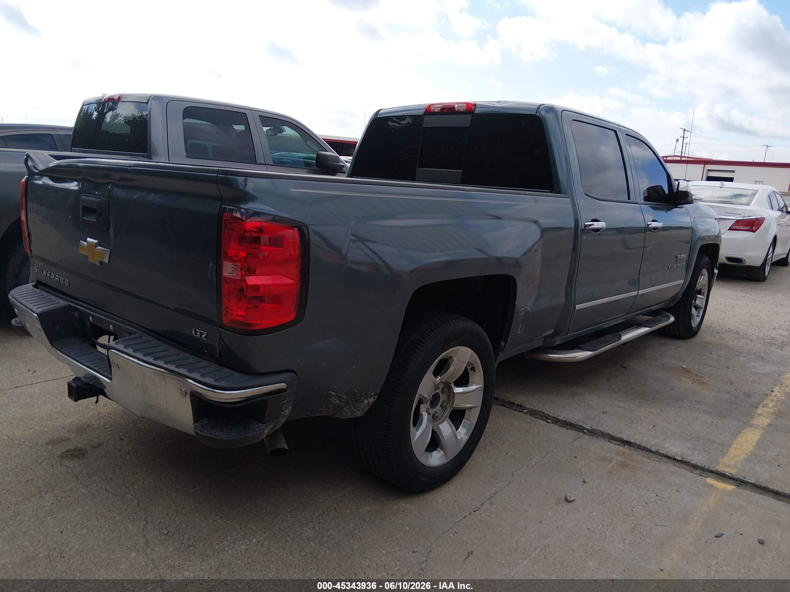 2014 Chevrolet Silverado 1500 Ltz Gray vin: 3GCPCSEC6EG106587