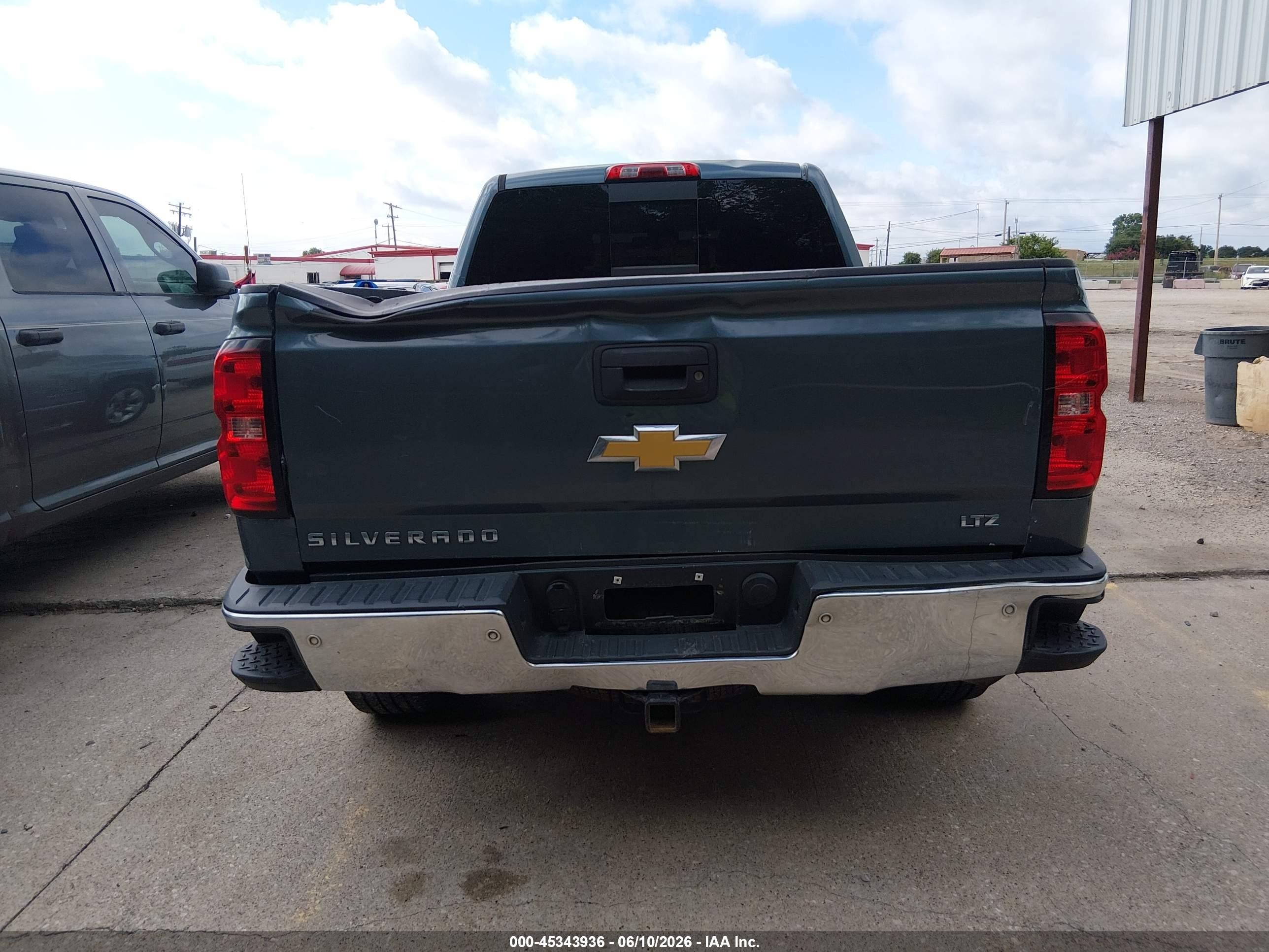 2014 Chevrolet Silverado 1500 Ltz Gray vin: 3GCPCSEC6EG106587