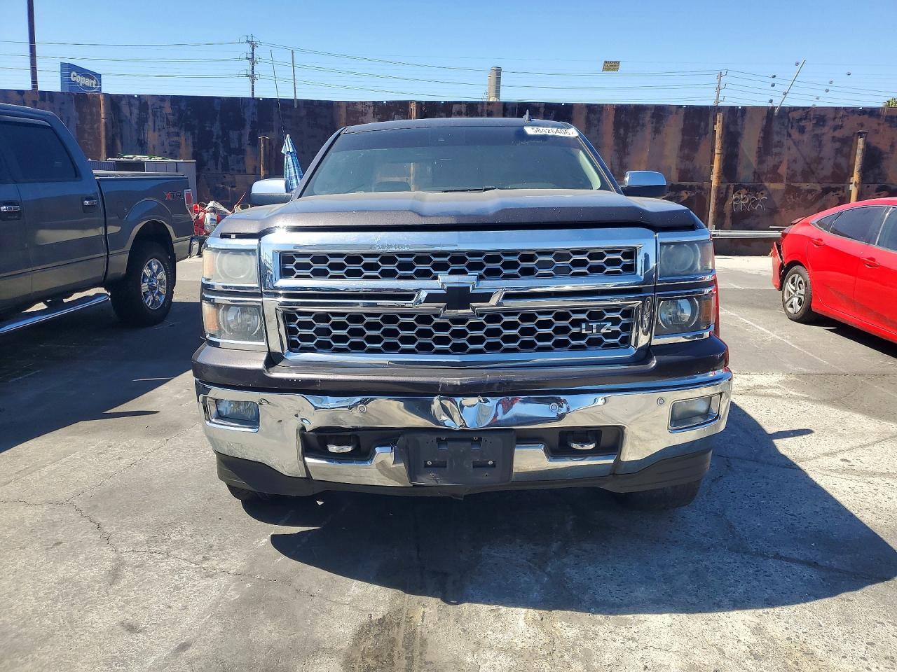2014 Chevrolet Silverado C1500 Ltz Gray vin: 3GCPCSEC6EG446046