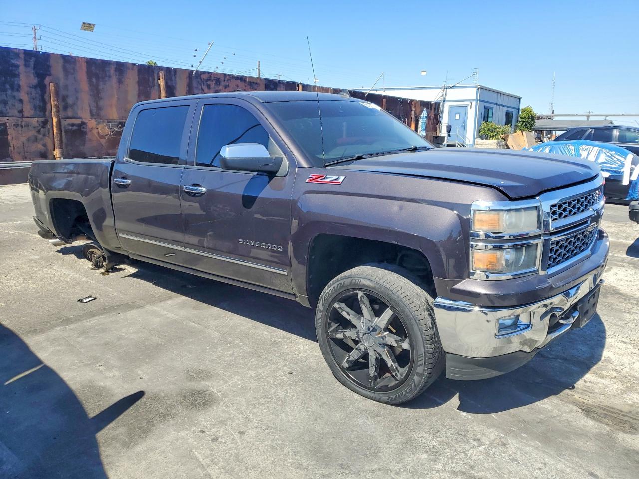 2014 Chevrolet Silverado C1500 Ltz Gray vin: 3GCPCSEC6EG446046
