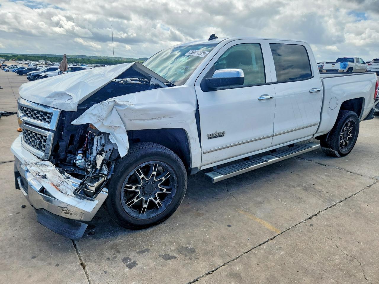 2014 Chevrolet Silverado C1500 Ltz White vin: 3GCPCSEC6EG551363