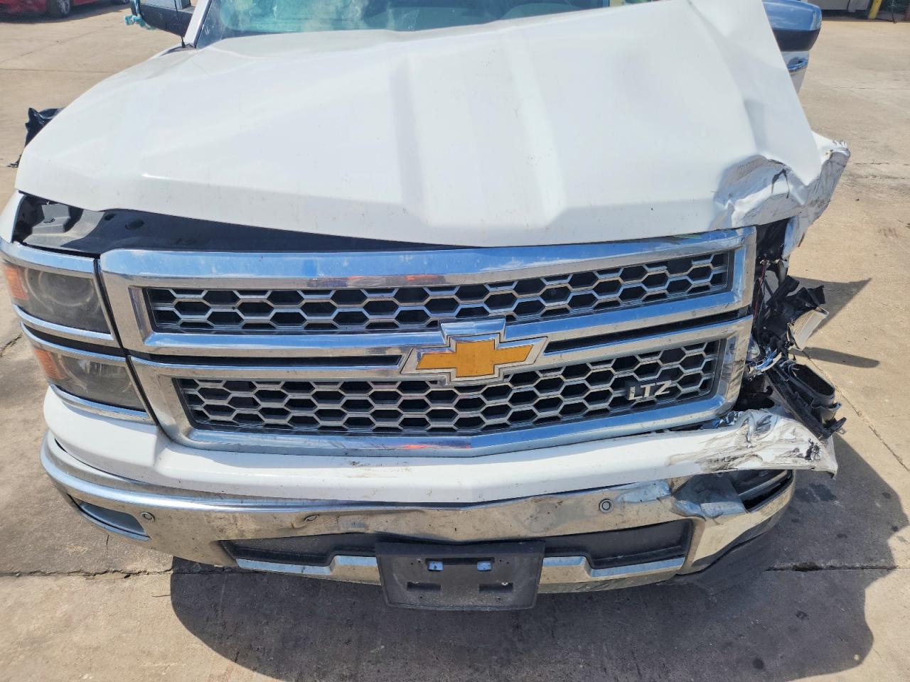 2014 Chevrolet Silverado C1500 Ltz White vin: 3GCPCSEC6EG551363