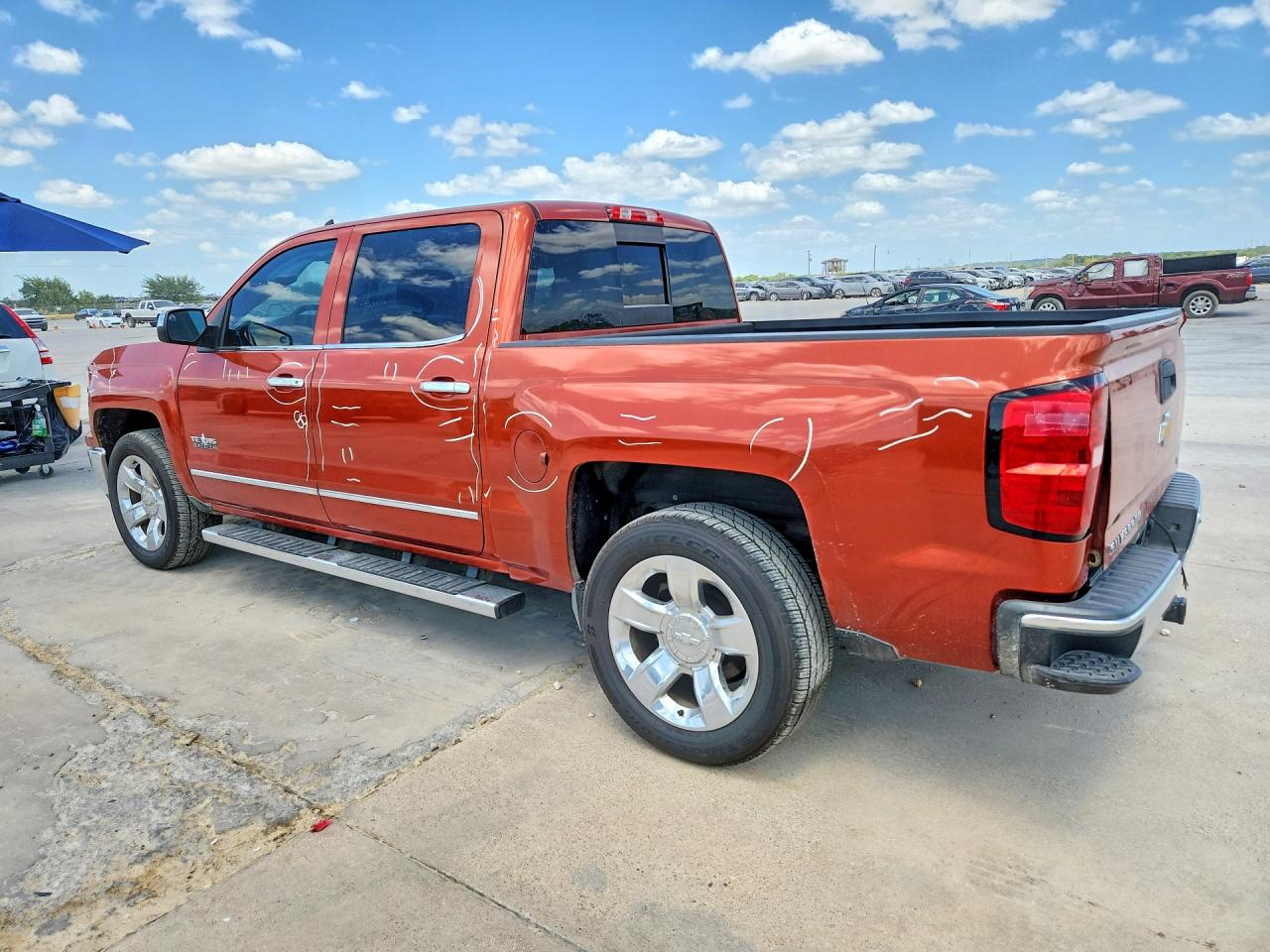 2015 Chevrolet Silverado C1500 Ltz Orange vin: 3GCPCSEC6FG173319