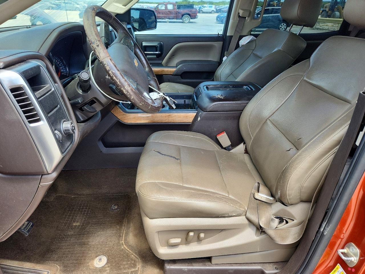 2015 Chevrolet Silverado C1500 Ltz Orange vin: 3GCPCSEC6FG173319