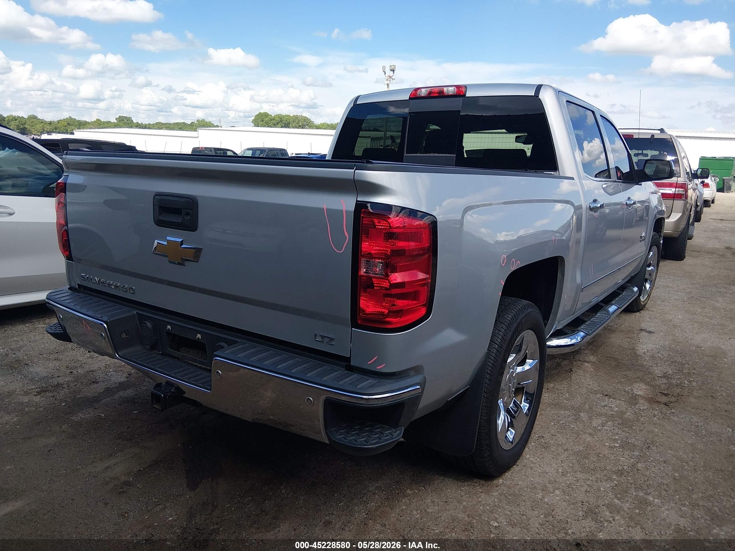 2015 Chevrolet Silverado 1500 1lz Silver vin: 3GCPCSEC6FG264638
