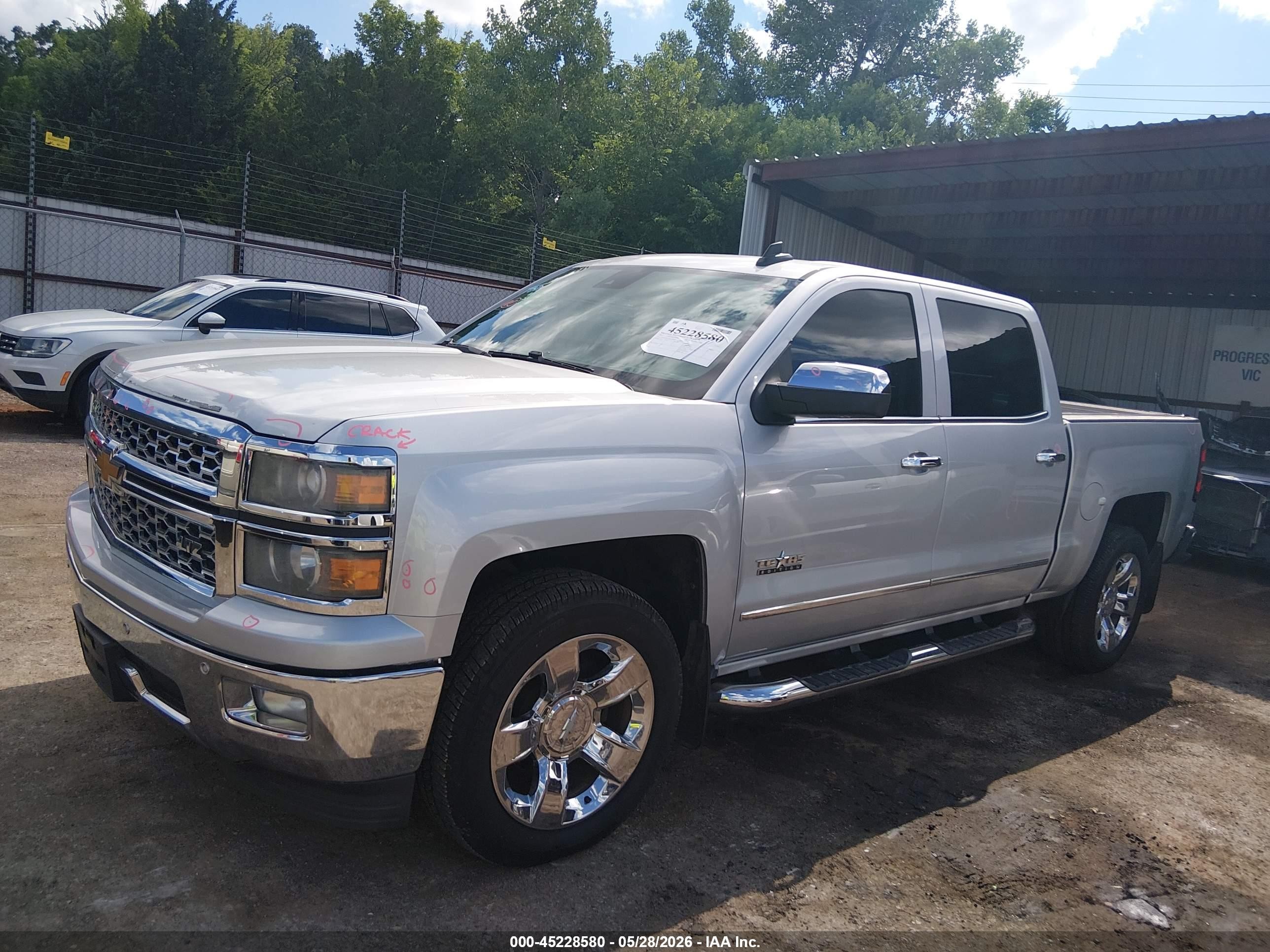 2015 Chevrolet Silverado 1500 1lz Silver vin: 3GCPCSEC6FG264638