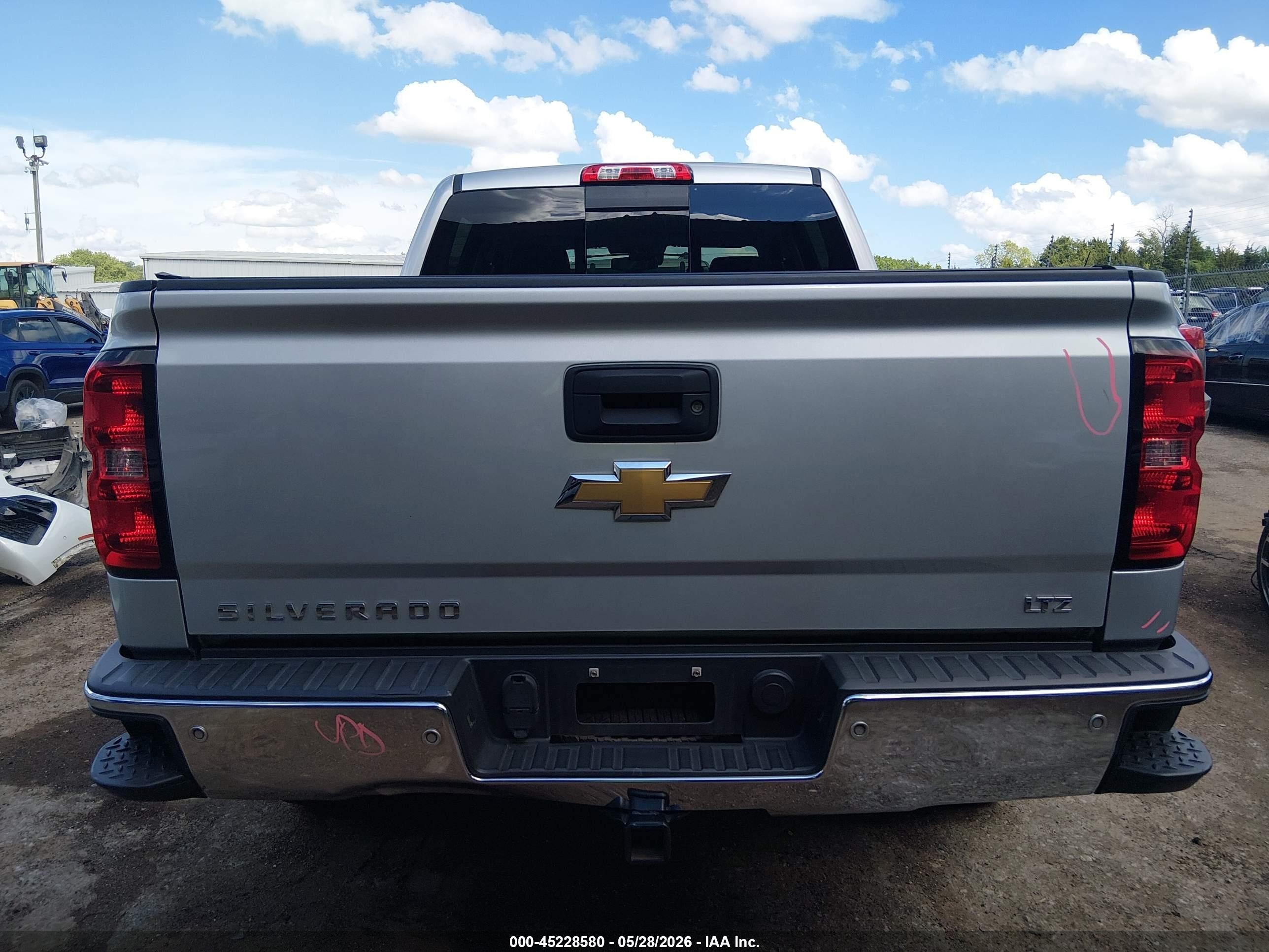 2015 Chevrolet Silverado 1500 1lz Silver vin: 3GCPCSEC6FG264638