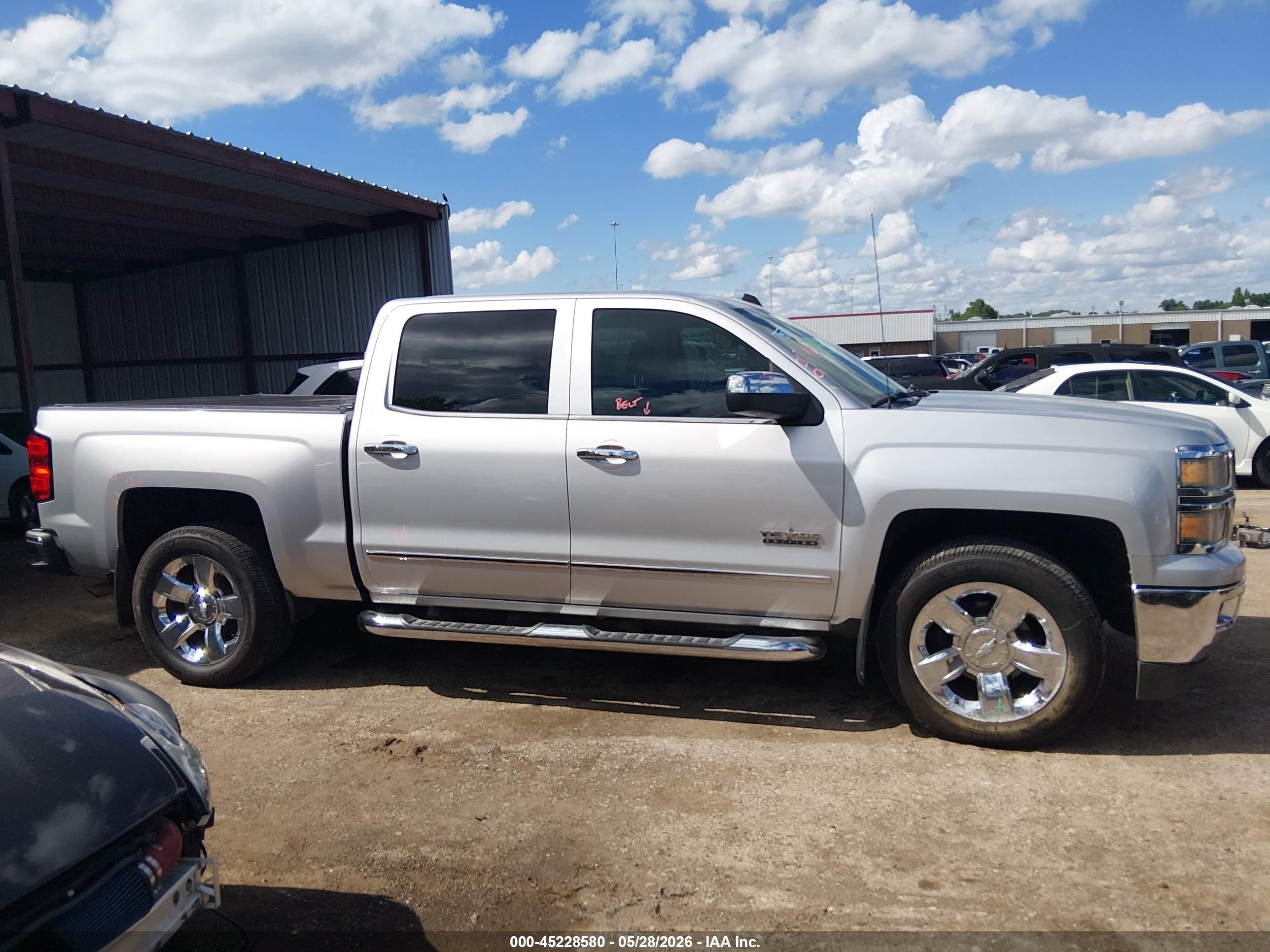 2015 Chevrolet Silverado 1500 1lz Silver vin: 3GCPCSEC6FG264638