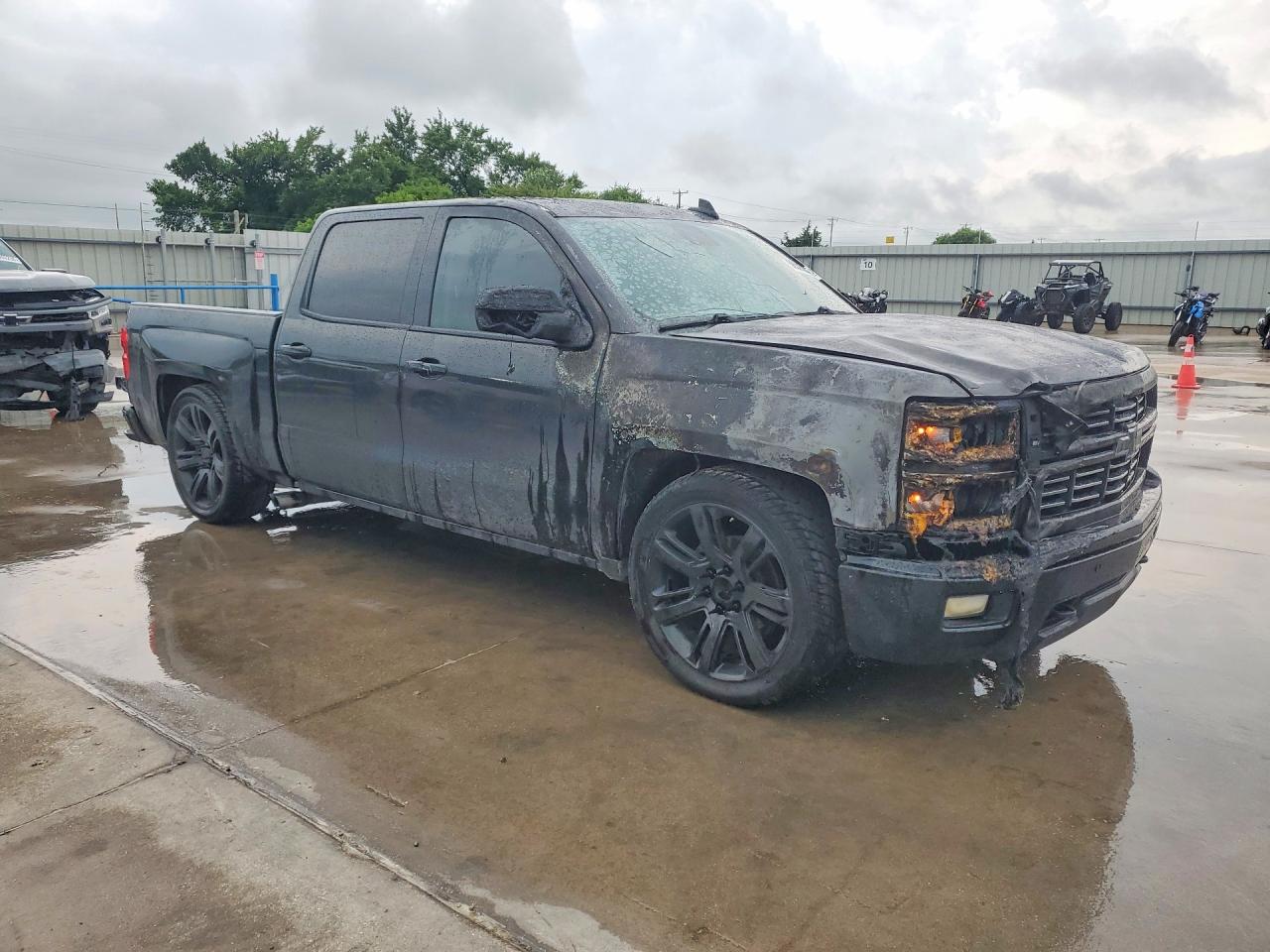 2015 Chevrolet Silverado C1500 Ltz Black vin: 3GCPCSEC6FG391115