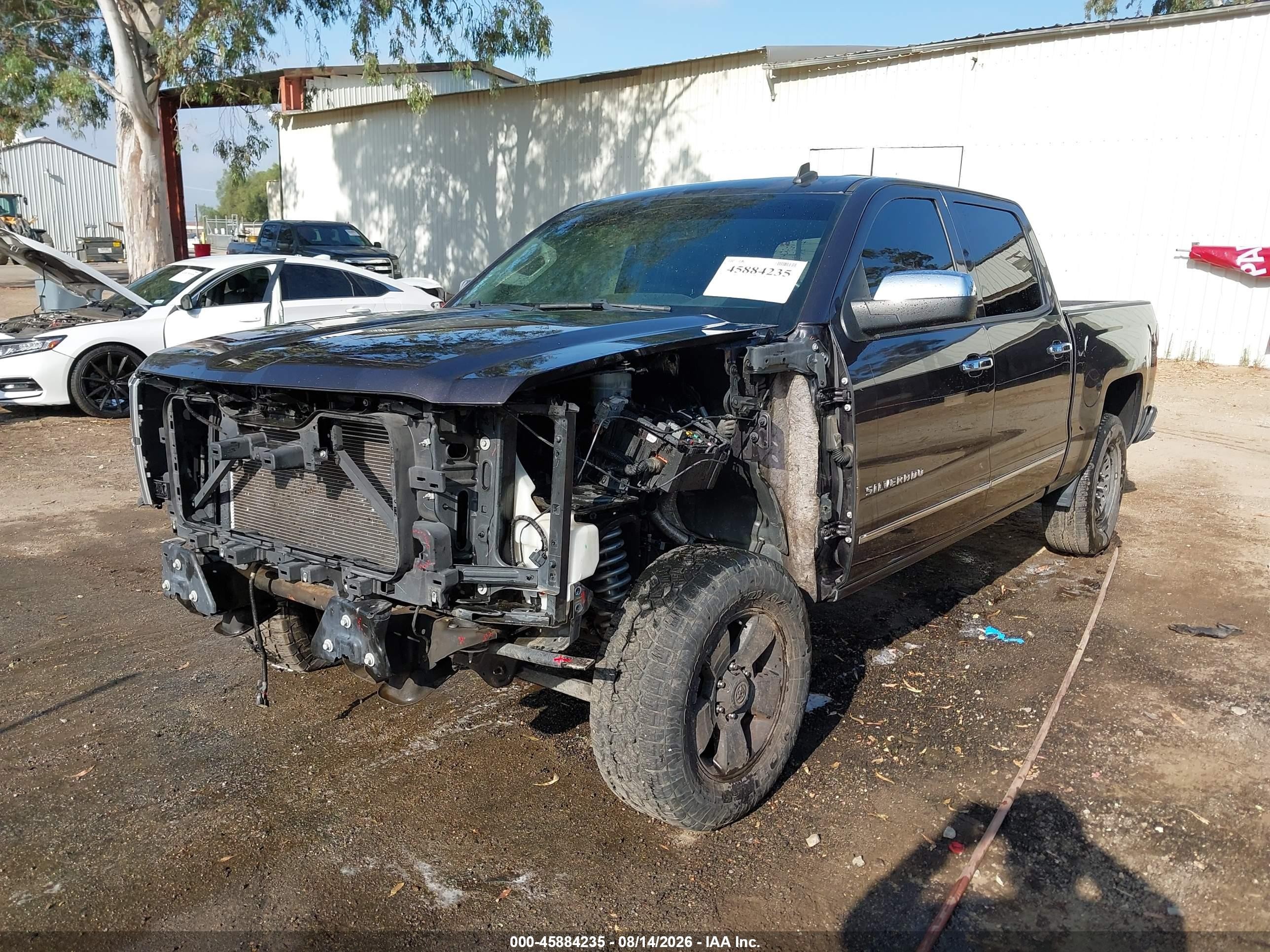 2014 Chevrolet Silverado 1500 Ltz Серый vin: 3GCPCSEC7EG553011