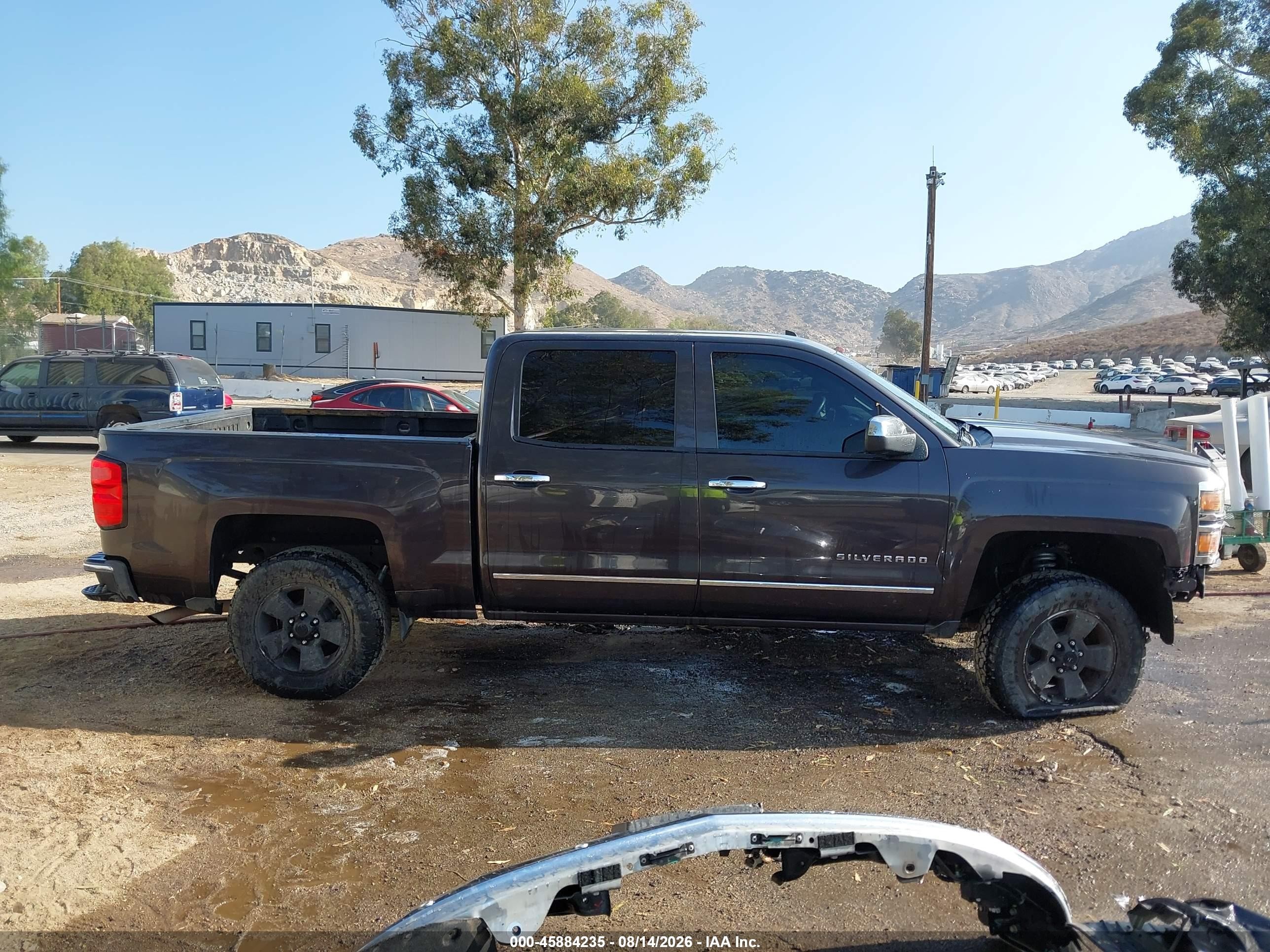 2014 Chevrolet Silverado 1500 Ltz Серый vin: 3GCPCSEC7EG553011