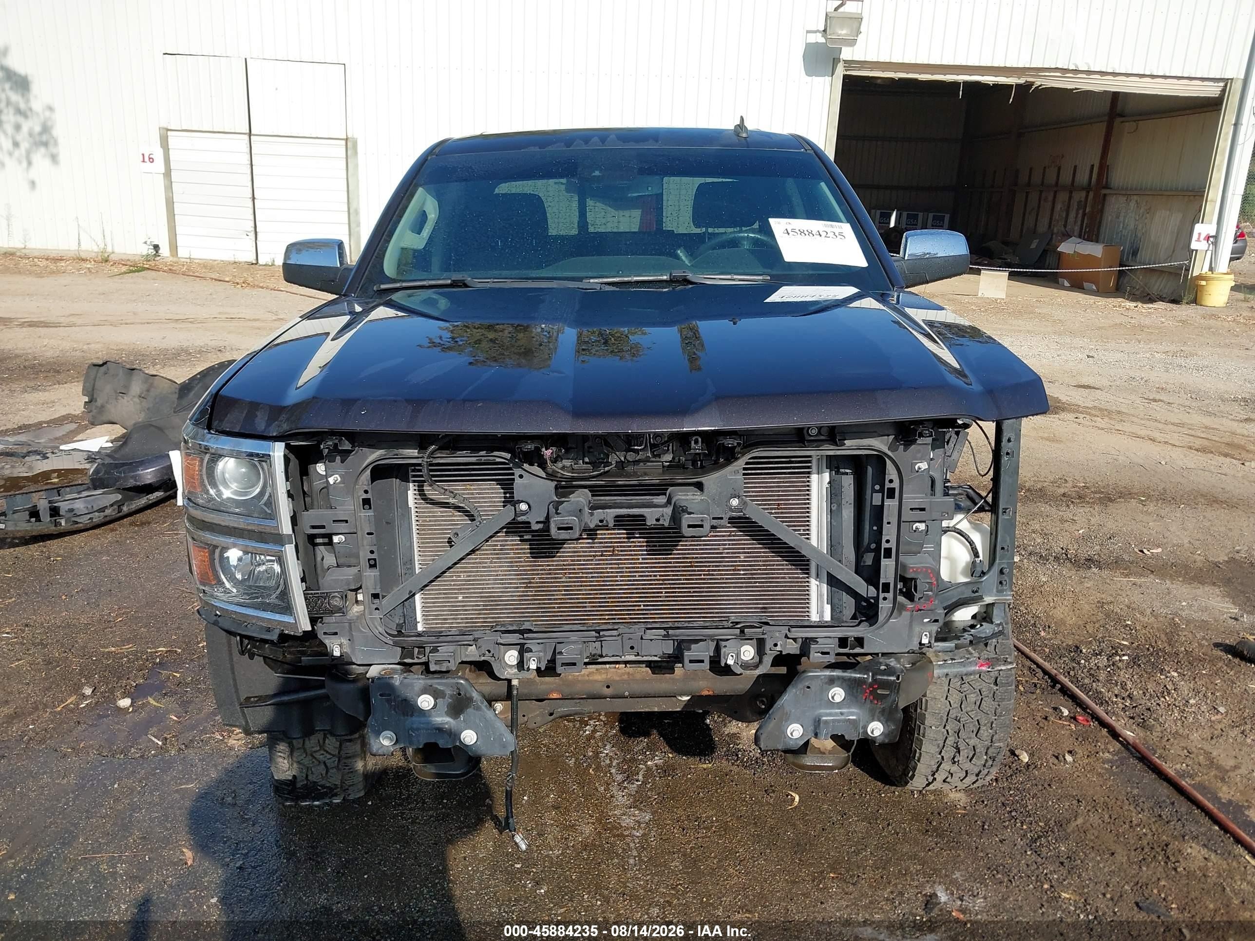 2014 Chevrolet Silverado 1500 Ltz Серый vin: 3GCPCSEC7EG553011