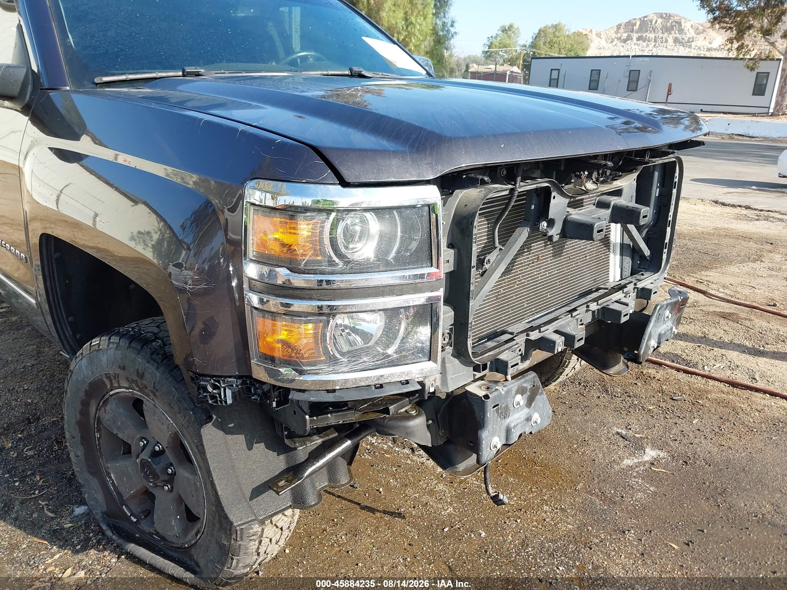 2014 Chevrolet Silverado 1500 Ltz Серый vin: 3GCPCSEC7EG553011