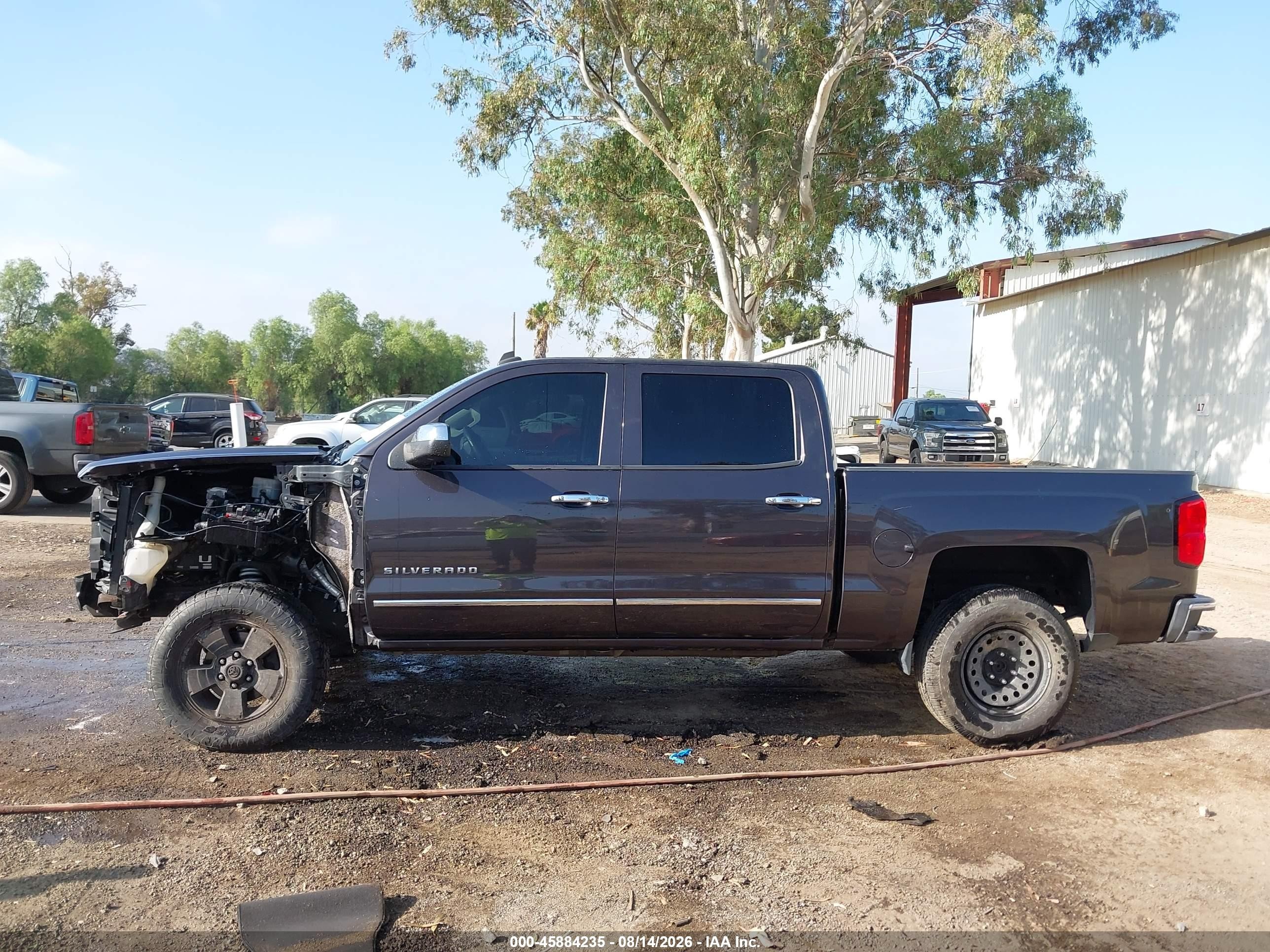 2014 Chevrolet Silverado 1500 Ltz Серый vin: 3GCPCSEC7EG553011