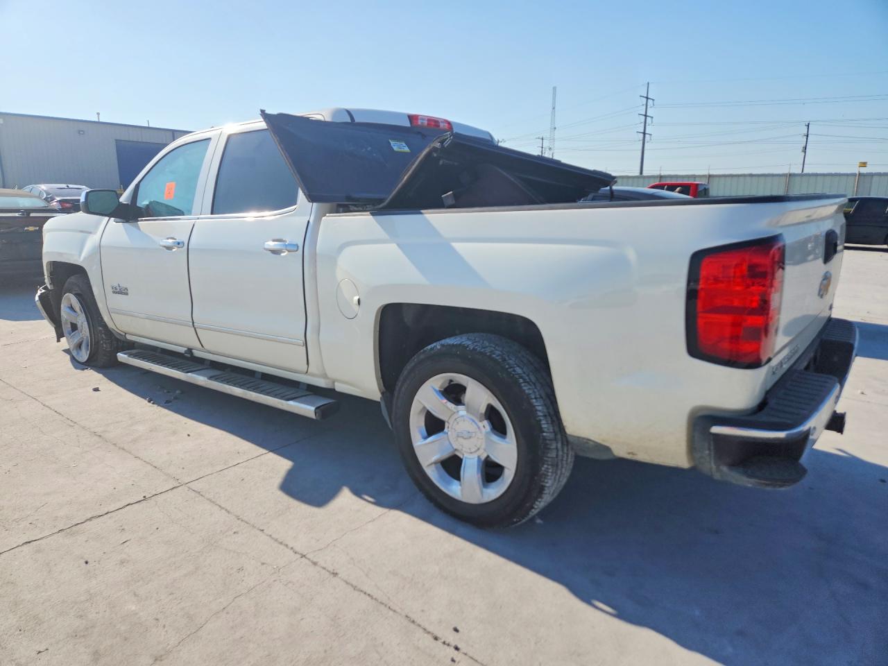 2015 Chevrolet Silverado C1500 Ltz White vin: 3GCPCSEC7FG258816