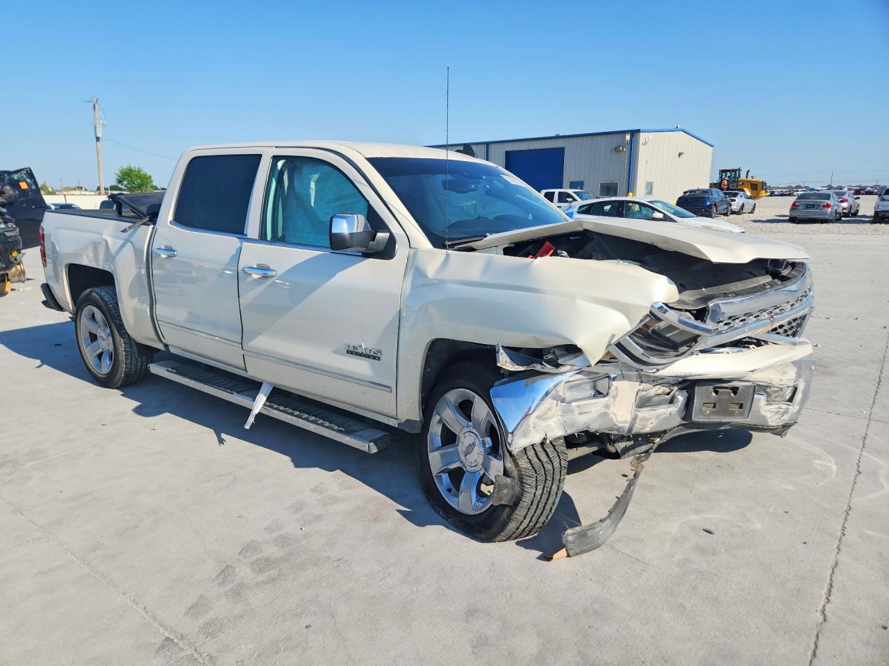2015 Chevrolet Silverado C1500 Ltz White vin: 3GCPCSEC7FG258816