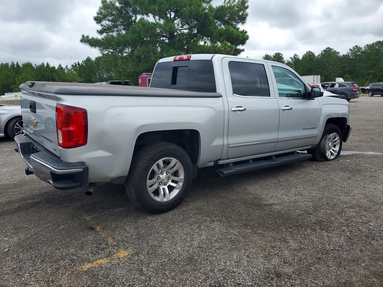 2016 Chevrolet Silverado C1500 Ltz Silver vin: 3GCPCSEC7GG159527