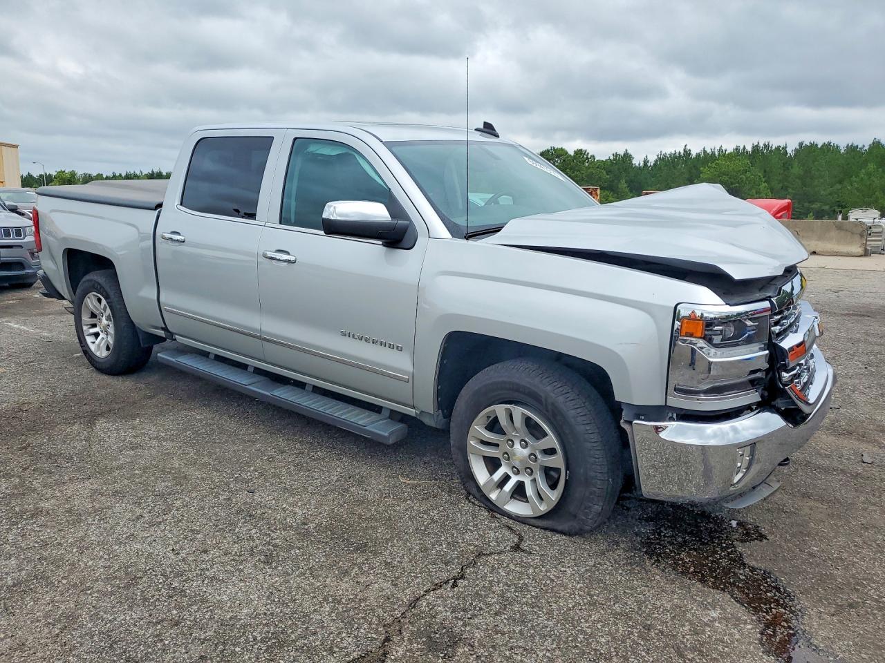 2016 Chevrolet Silverado C1500 Ltz Silver vin: 3GCPCSEC7GG159527