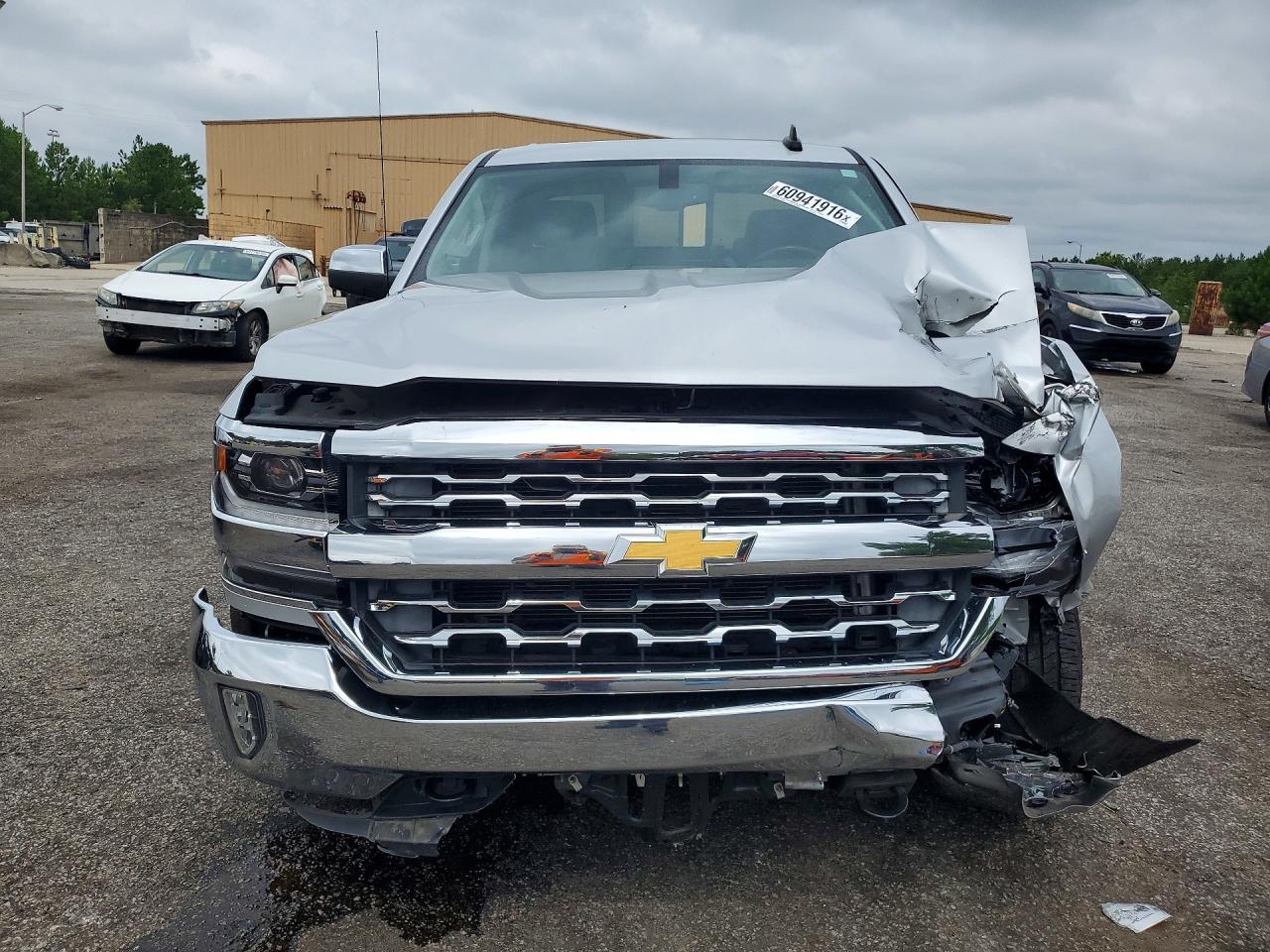 2016 Chevrolet Silverado C1500 Ltz Silver vin: 3GCPCSEC7GG159527