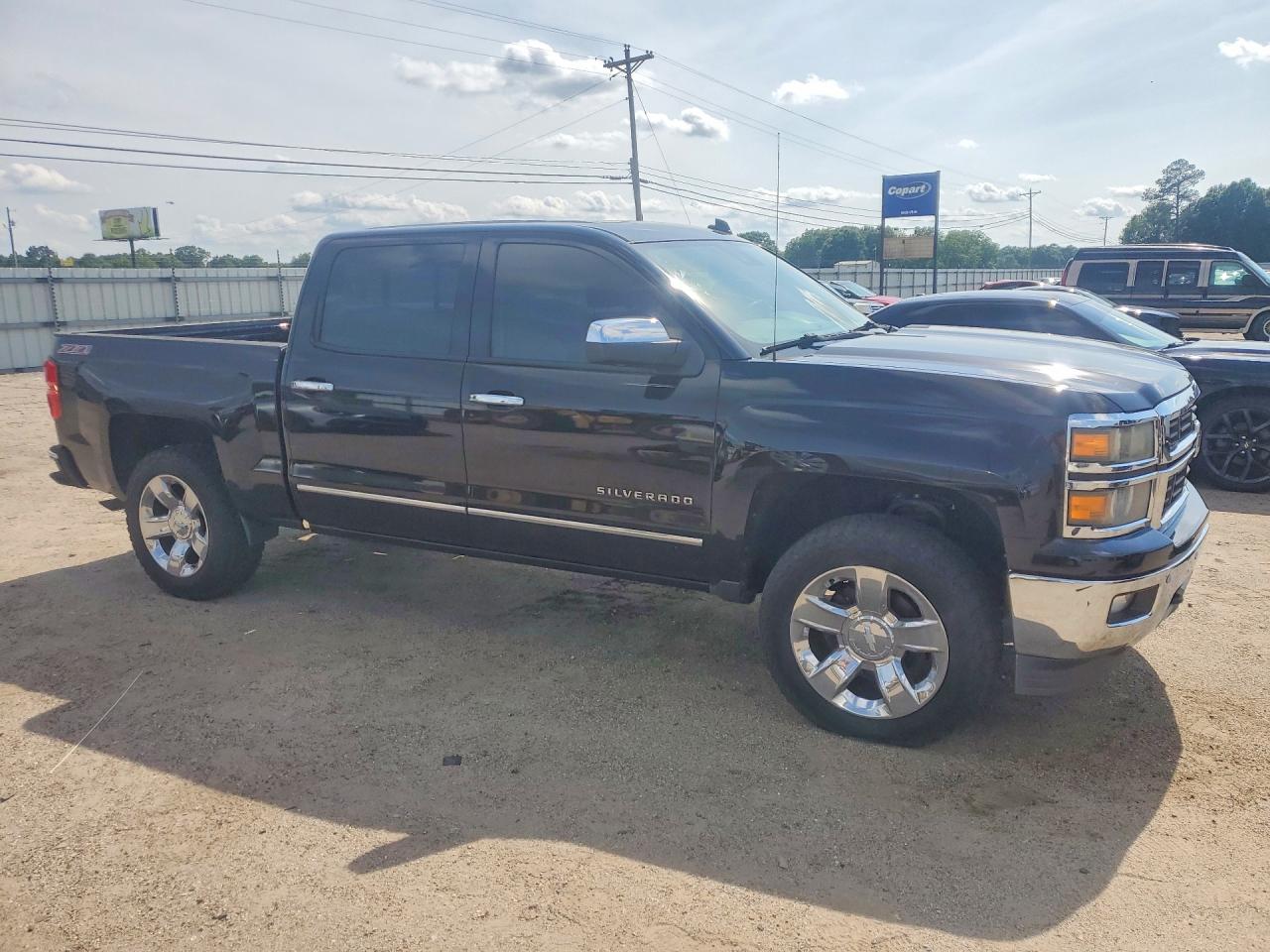 2014 Chevrolet Silverado C1500 Ltz Black vin: 3GCPCSEC8EG231333