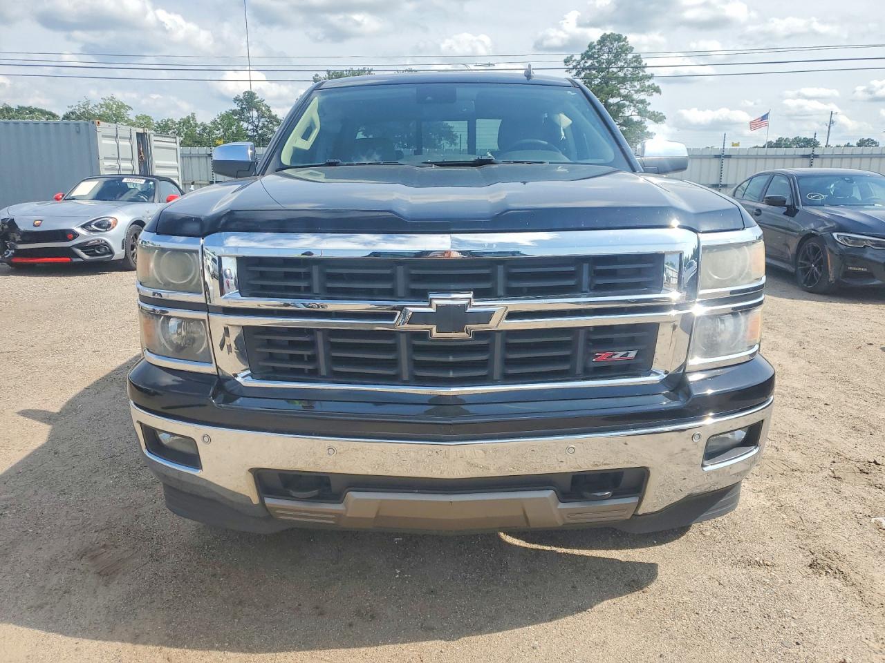 2014 Chevrolet Silverado C1500 Ltz Black vin: 3GCPCSEC8EG231333