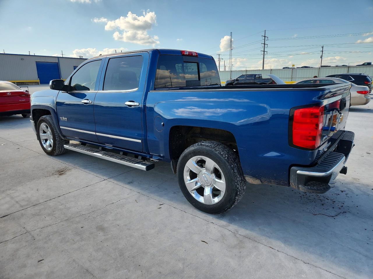 2015 Chevrolet Silverado C1500 Ltz Blue vin: 3GCPCSEC8FG388541
